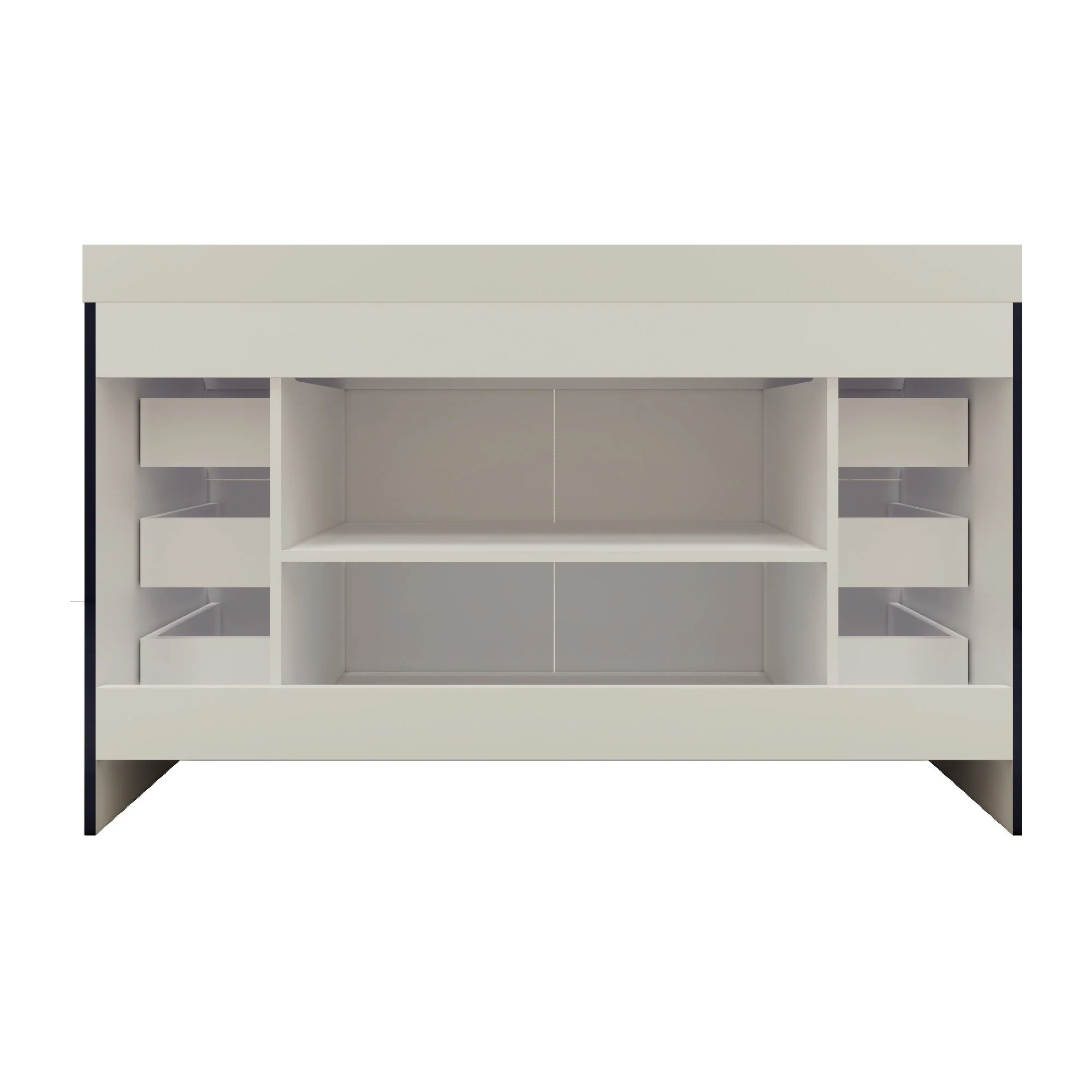 Eliza 60'' Freestanding Vanity with Single Sink on the Left