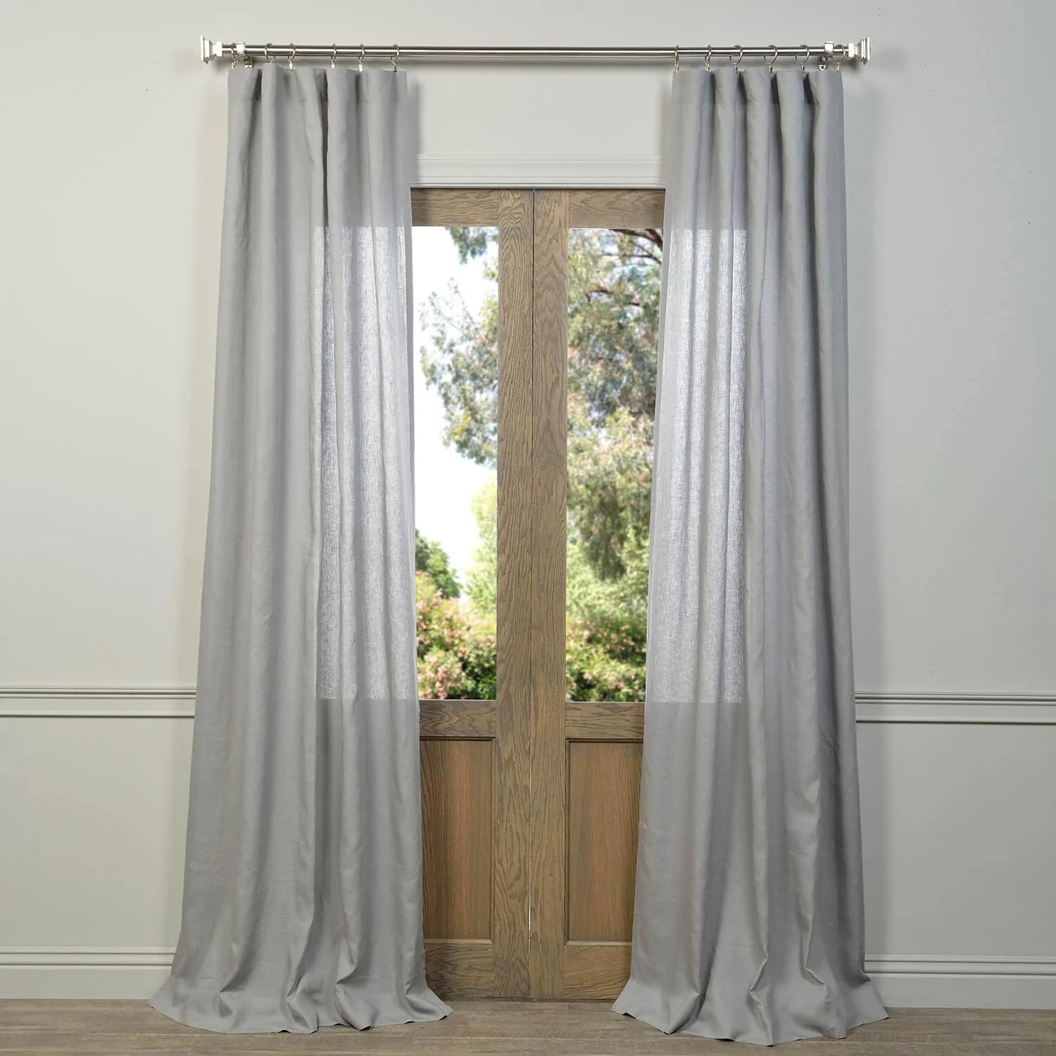 Exclusive Fabrics Signature French Linen Sheer Curtain (1 Panel)
