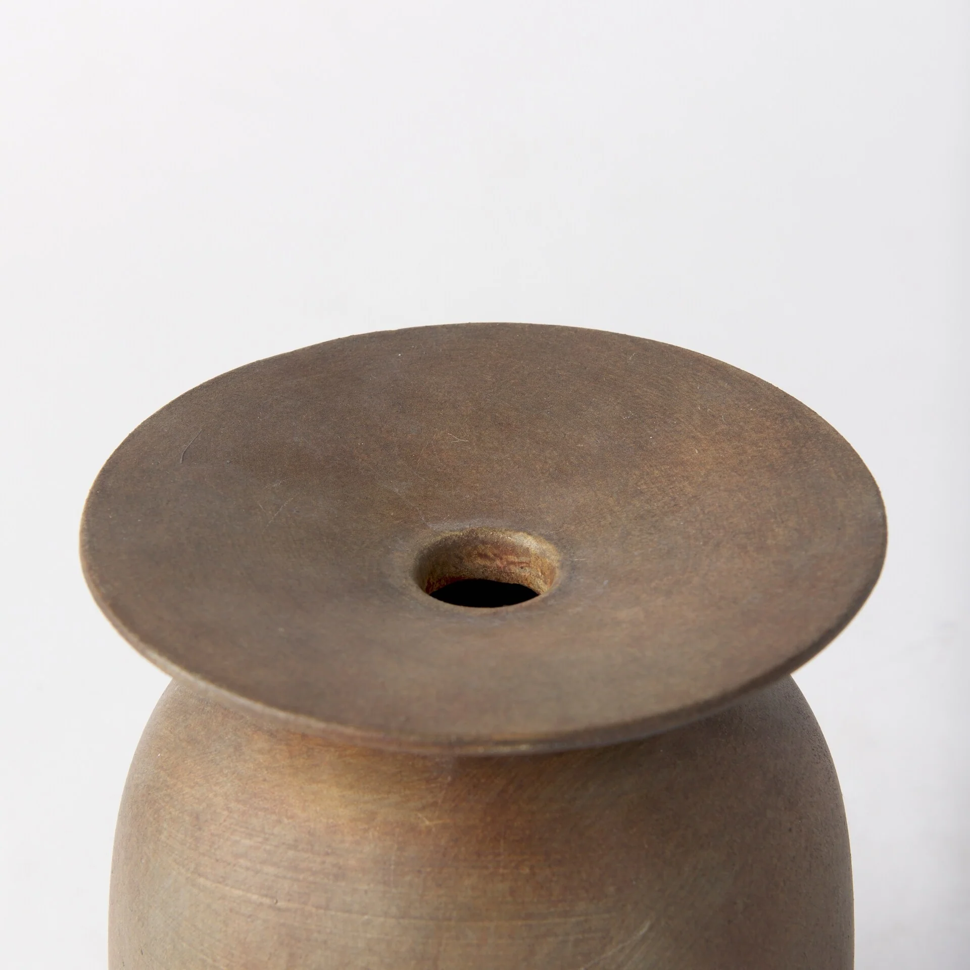 Rylee Medium Brown Ceramic Vase (8