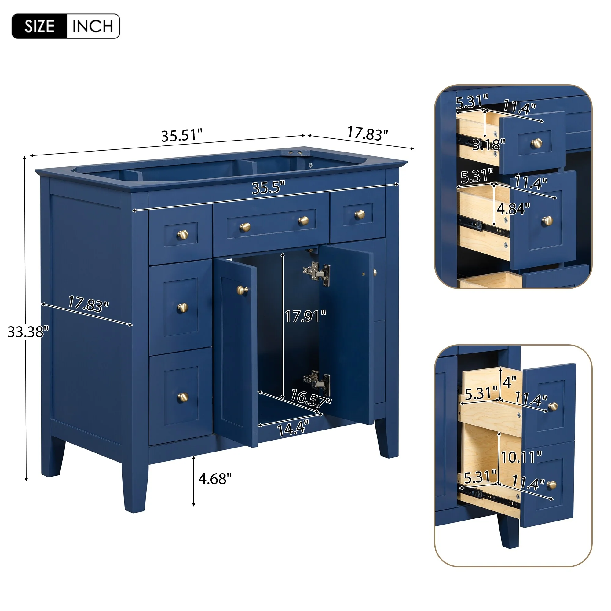 36'' Bathroon Vanity