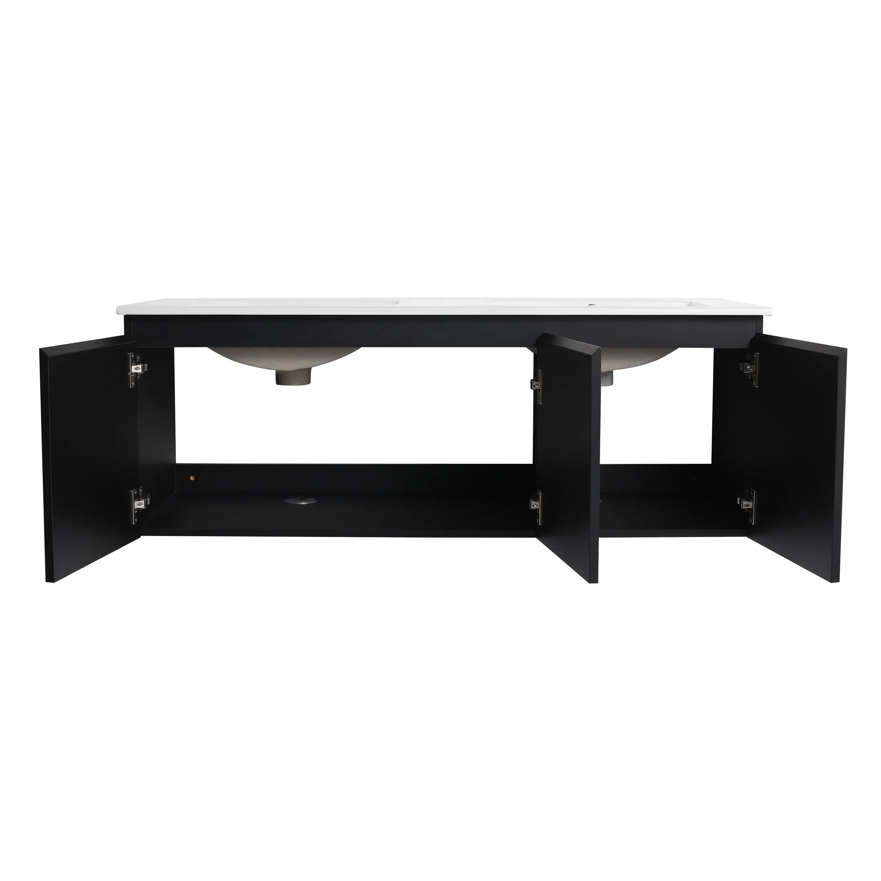 BNK 24/30/48 Inch Double Sink Bathroom Vanity with Soft Close Door