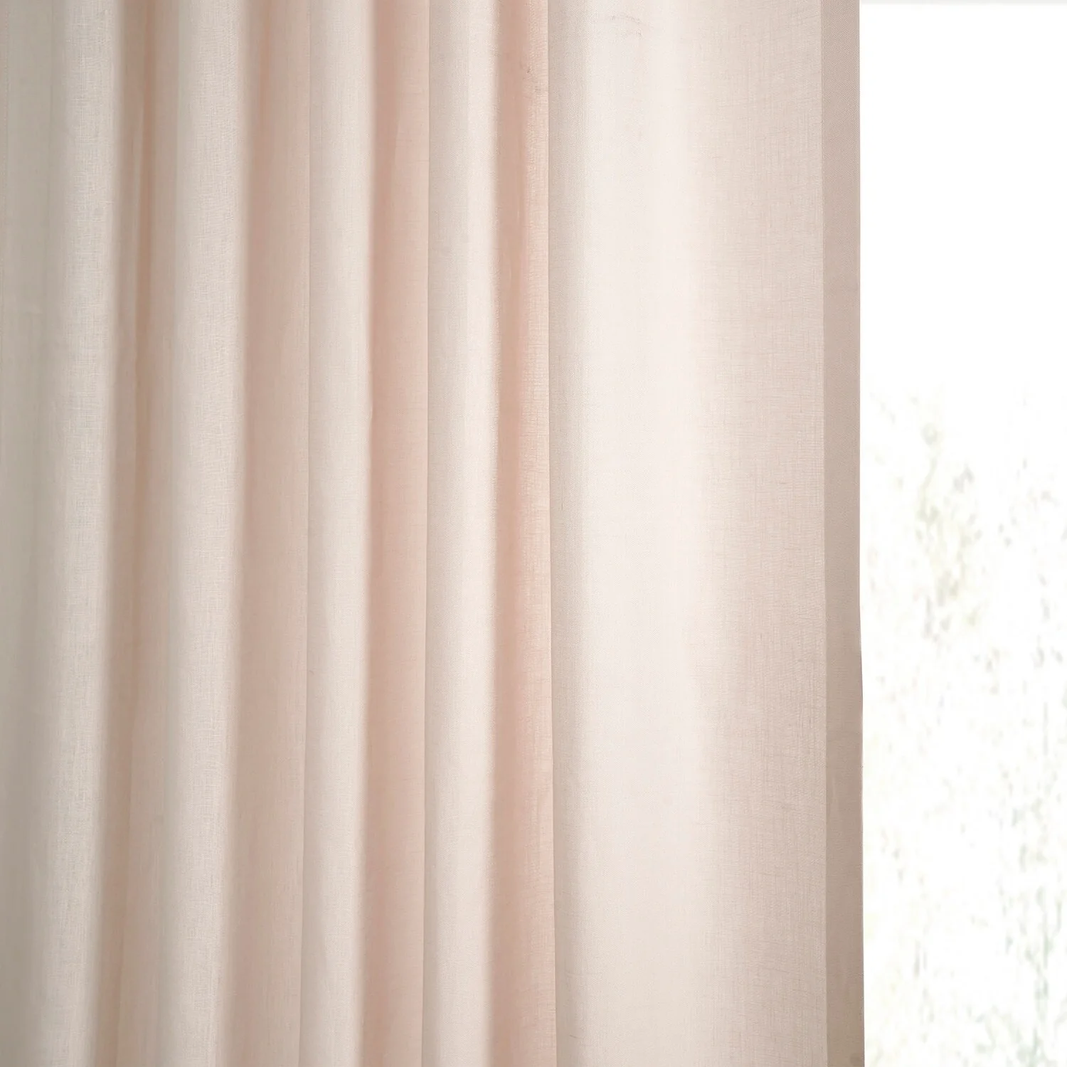 Exclusive Fabrics Signature French Linen Sheer Curtain (1 Panel)