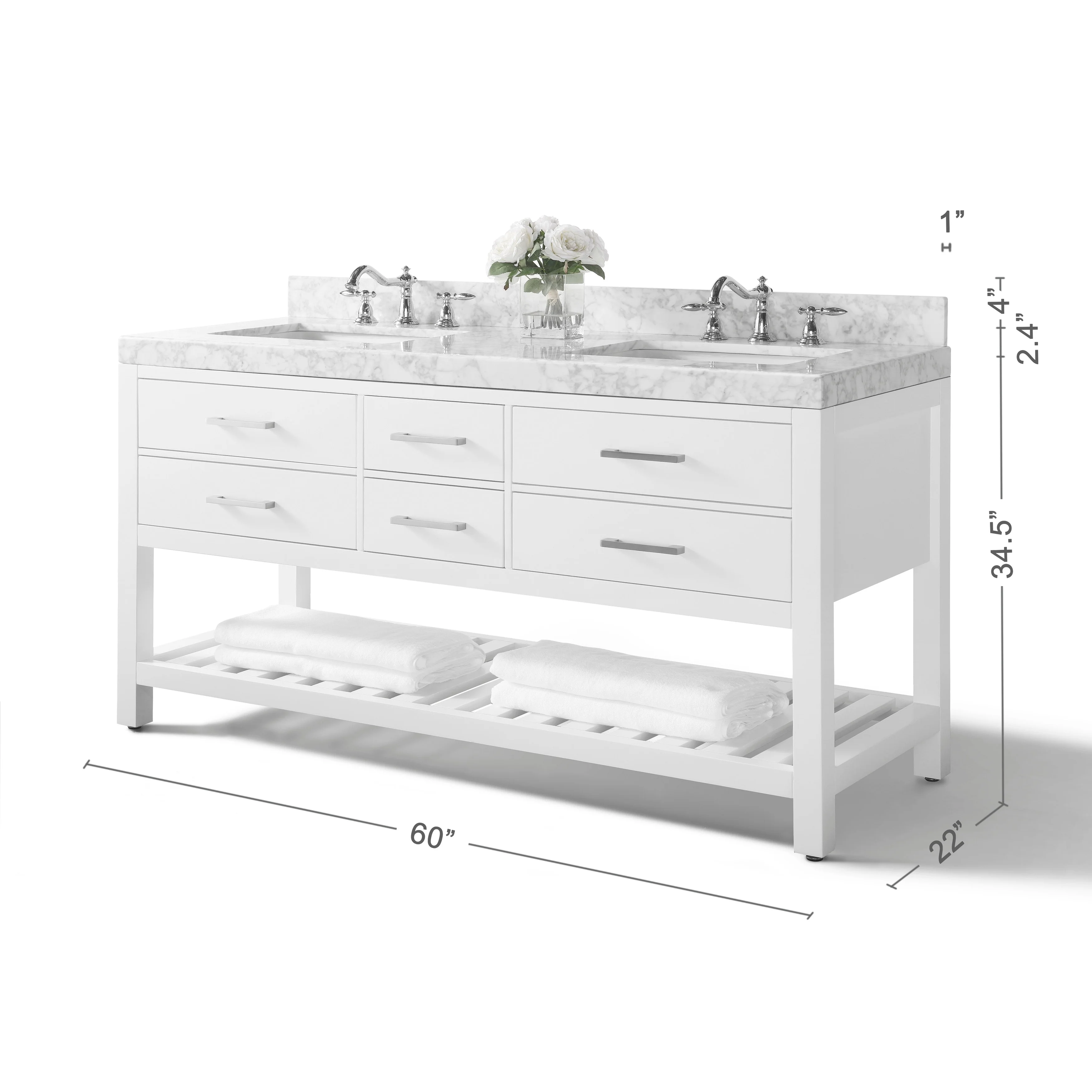 Ancerre Designs Elizabeth Bathroom Vanity Set
