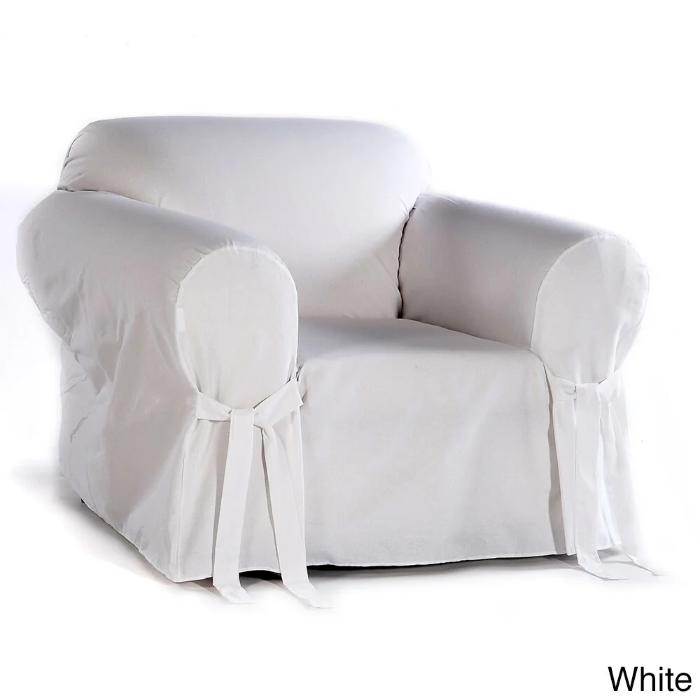 Classic Slipcovers Cotton Duck Chair Slipcover