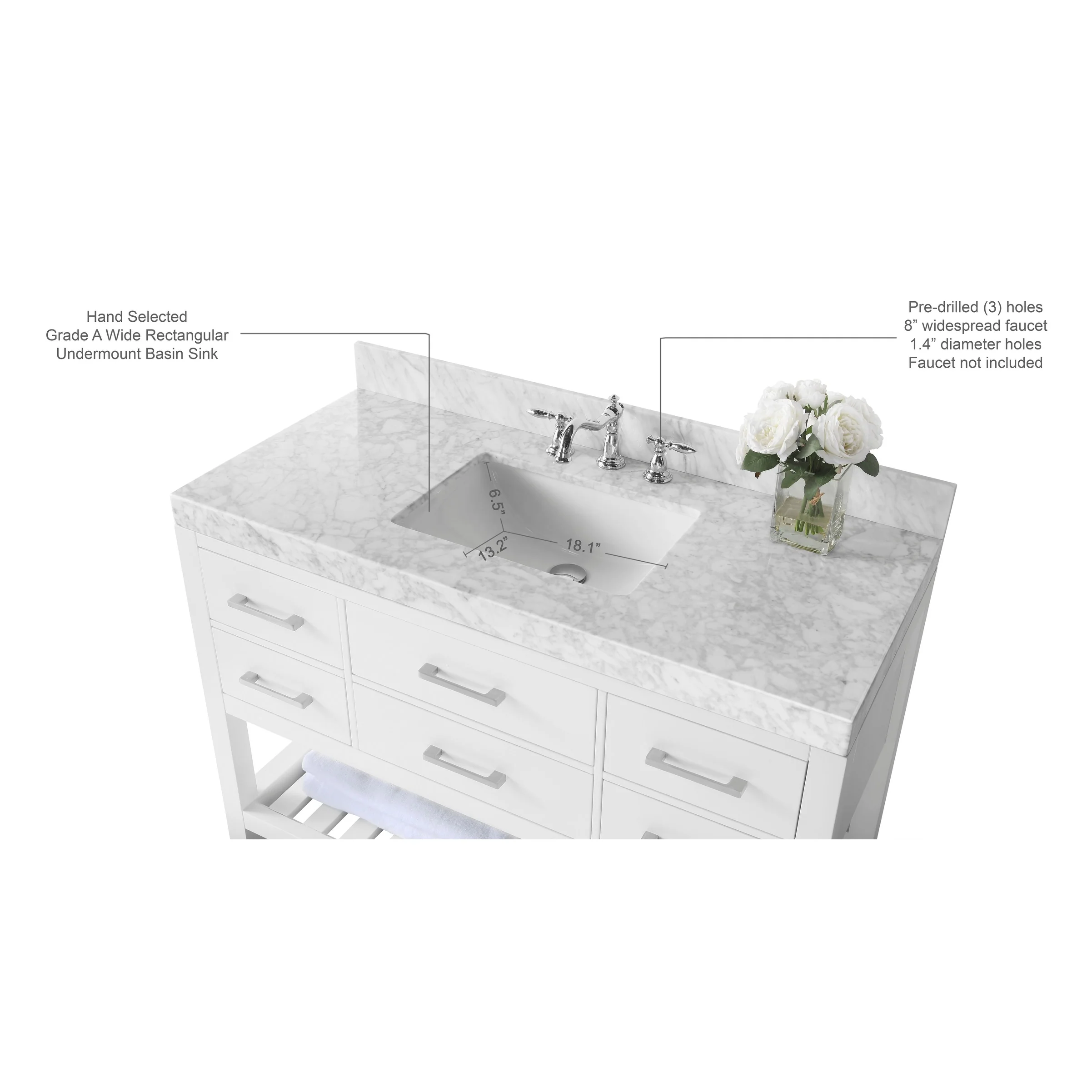 Ancerre Designs Elizabeth Bathroom Vanity Set