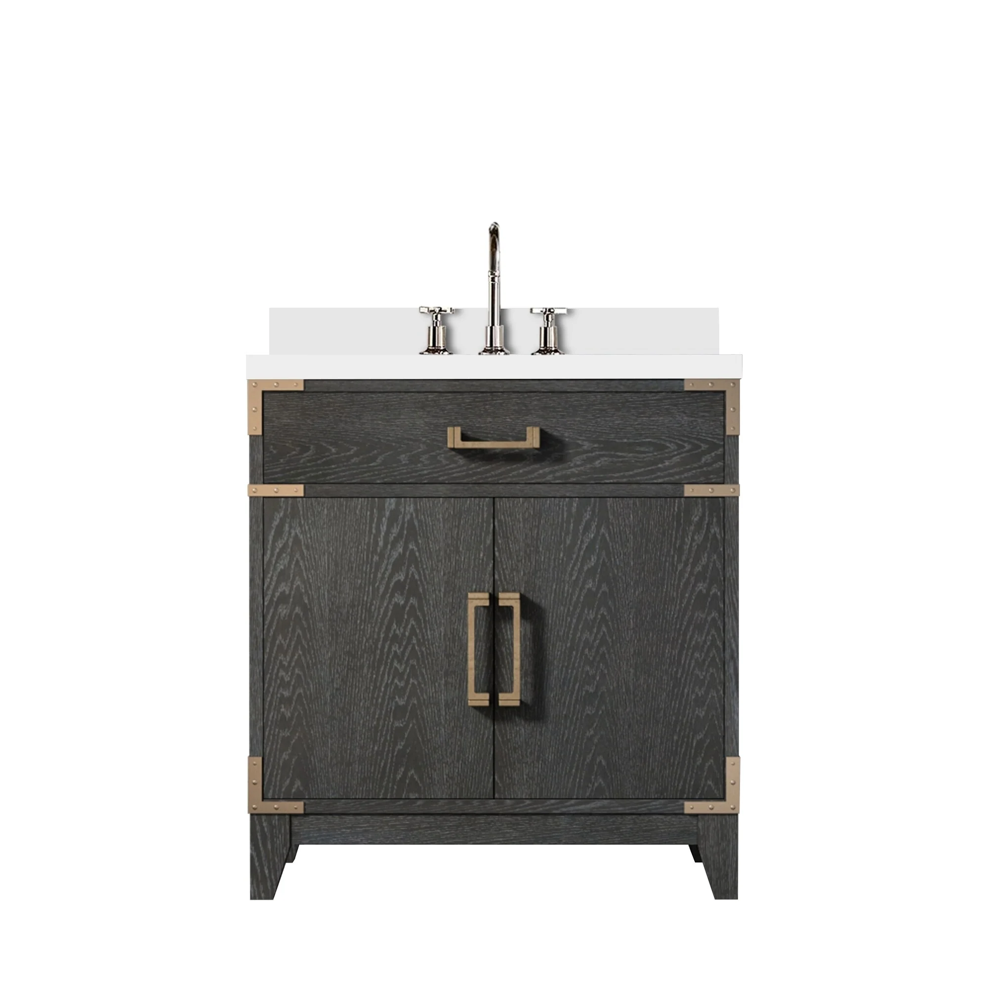 Laurel Bath Vanity Quartz Top, Sink and Faucet