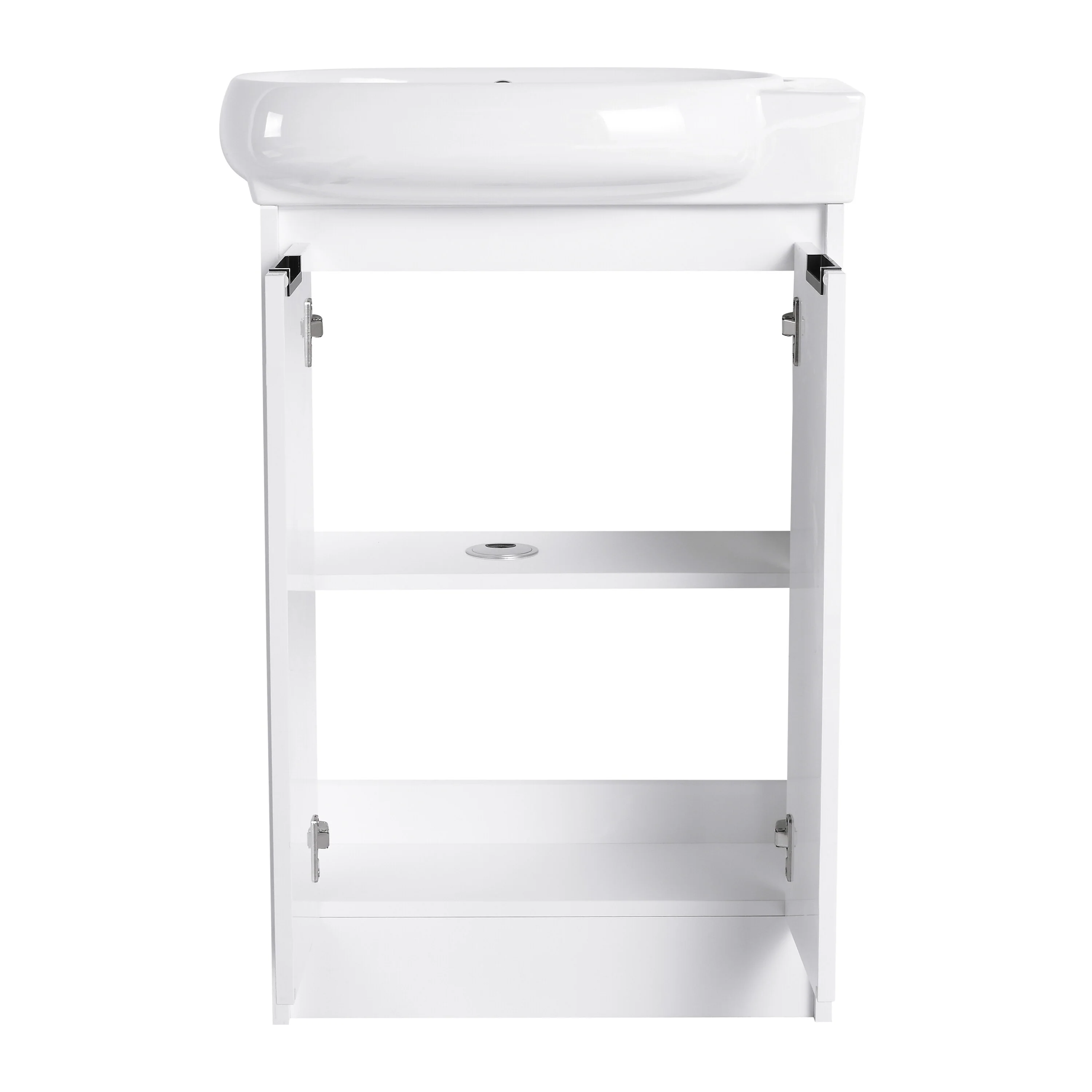 BNK 16/18/23 inch Freestanding/Floating Bathroom Vanity with Single Sink,Powder Room Vanity with Soft Close Door
