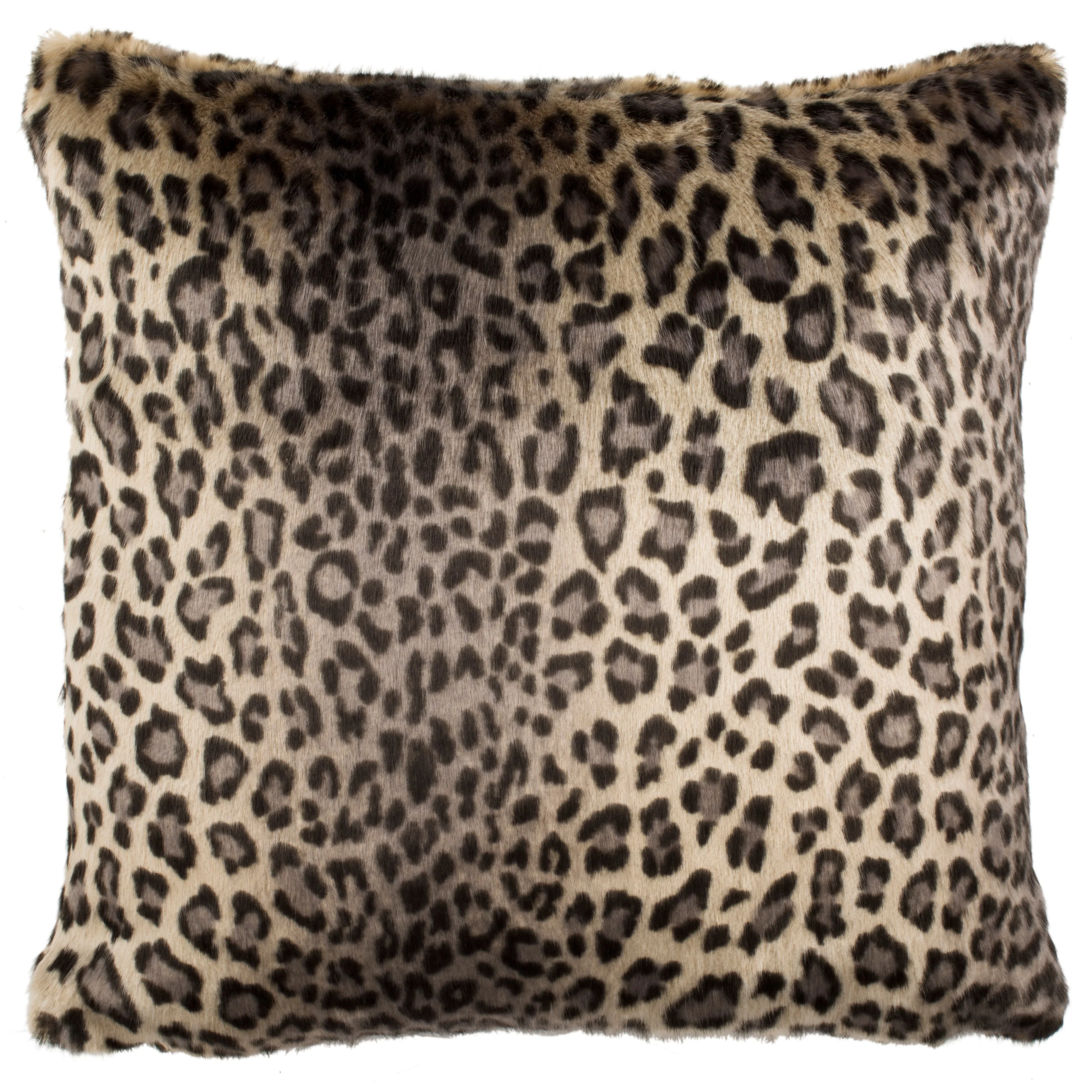 SAFAVIEH Sheffield 20-inch Faux Black Leopard Leopard Decorative Pillow