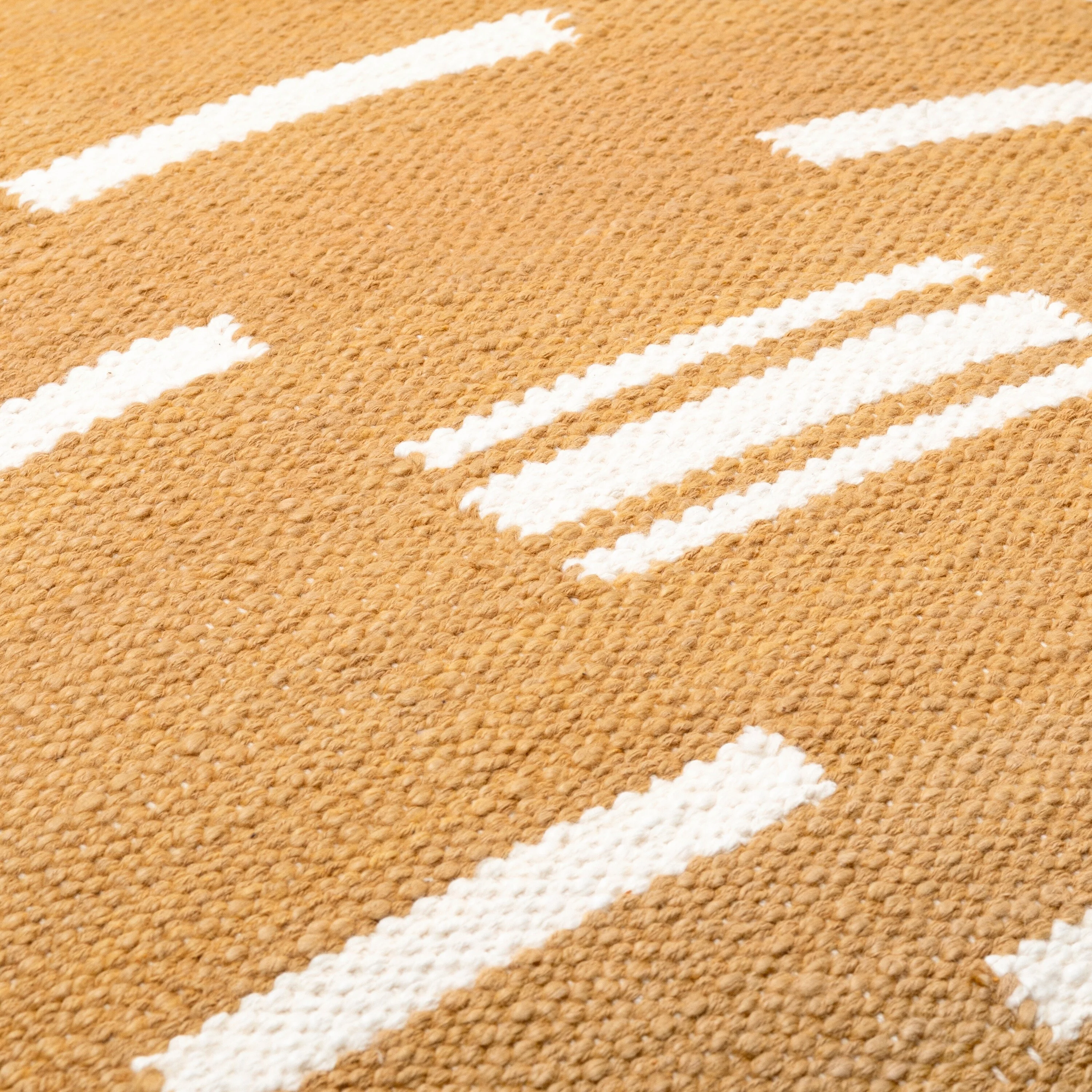 Rhian Broken Stripe Cotton Throw Pillow