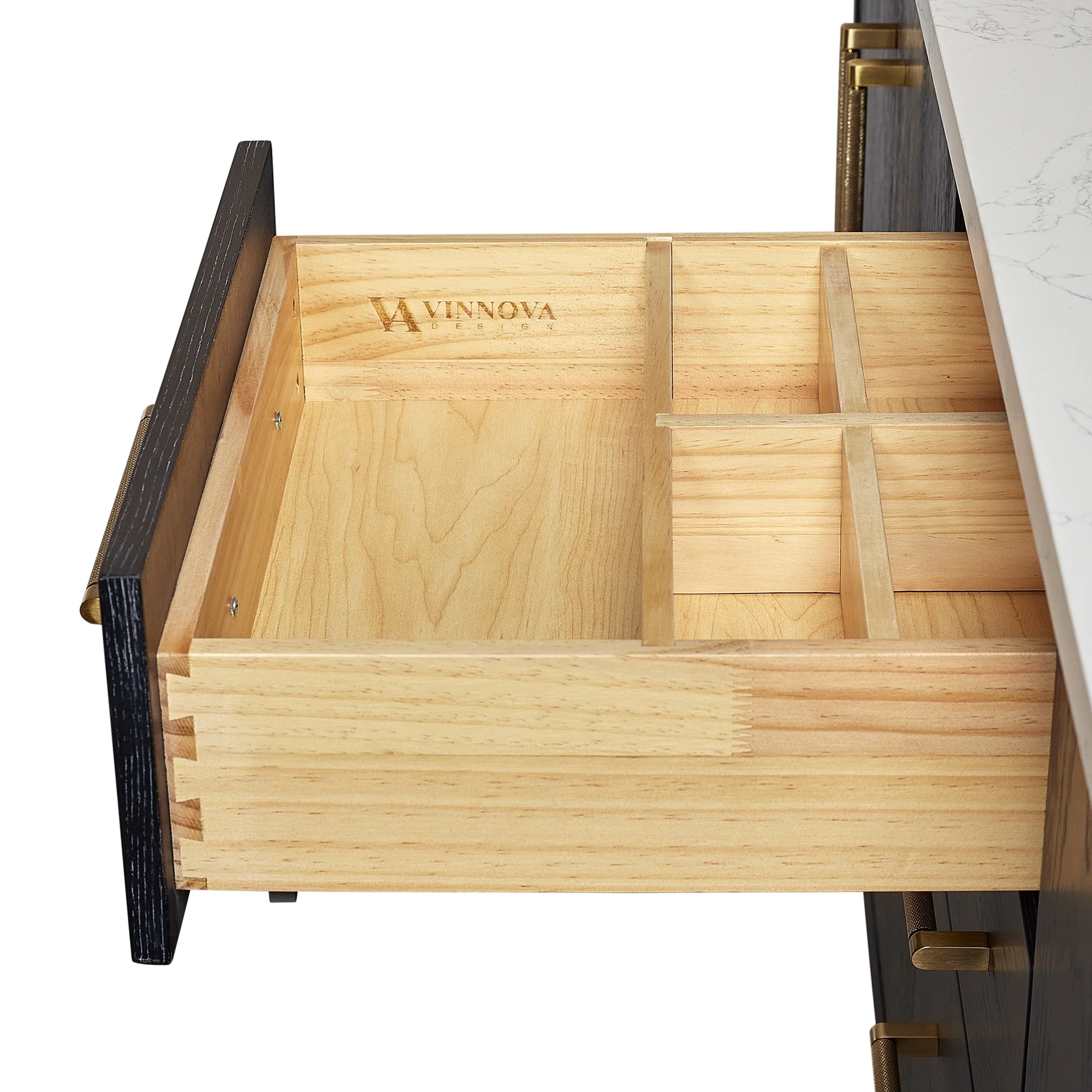 Gara Single Bath Vanity with Composite Stone Top and Mirror