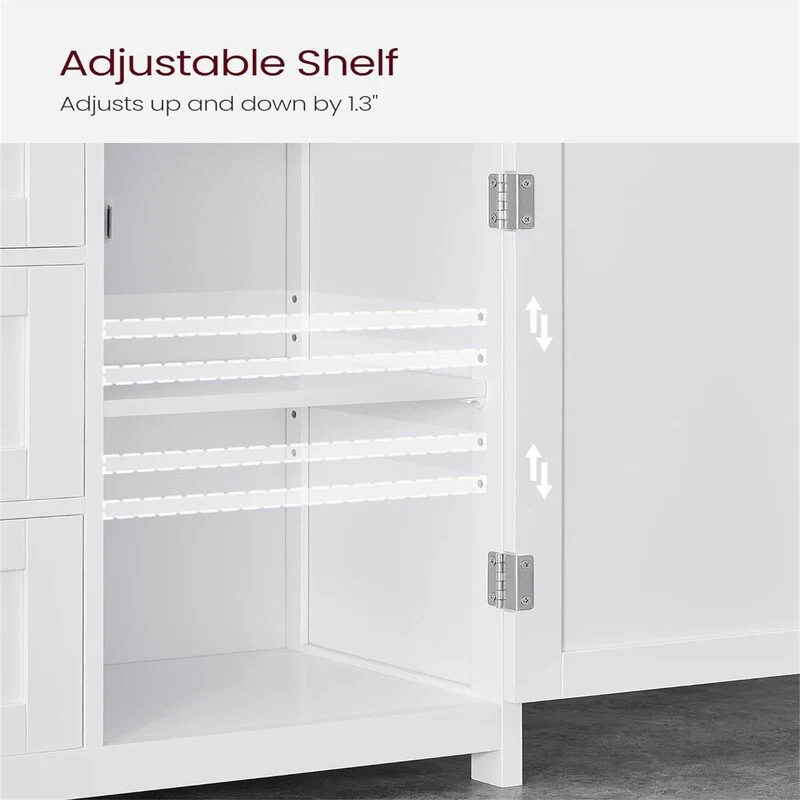Bathroom Floor Storage Cabinet - 11.8