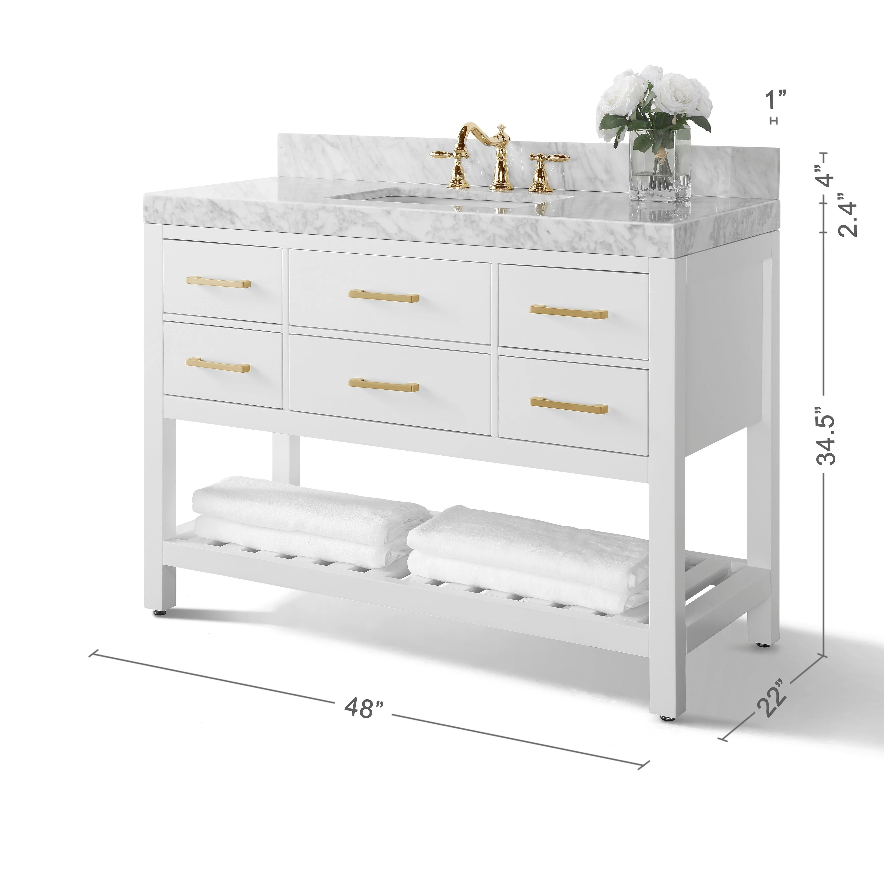 Ancerre Designs Elizabeth Bathroom Vanity Set