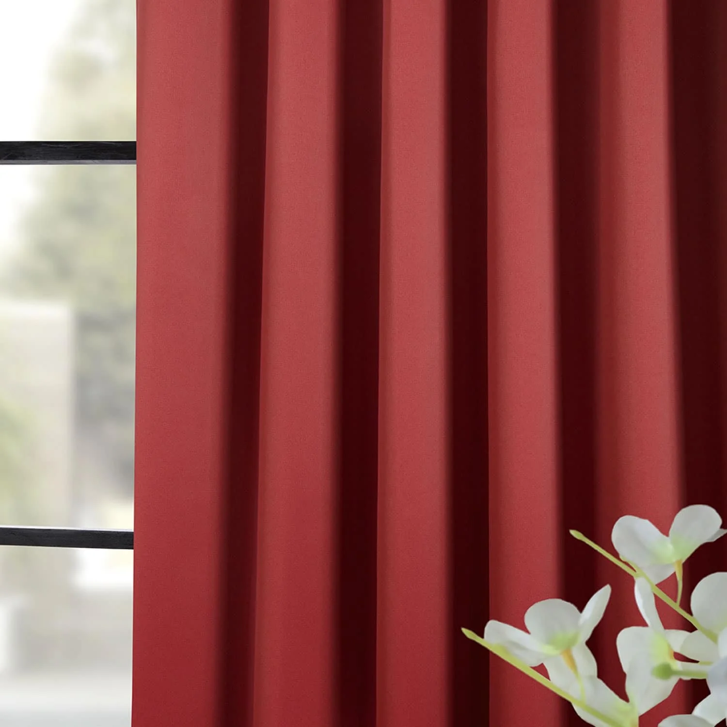 Exclusive Fabrics Room Darkening 120-inch Curtain Panel Pair (2 Panels)