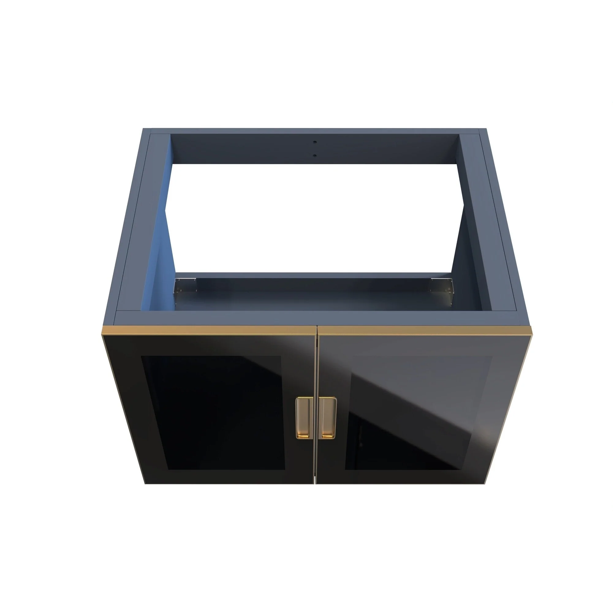 Rosario Wall Mounted Bathroom Vanity, Base Only