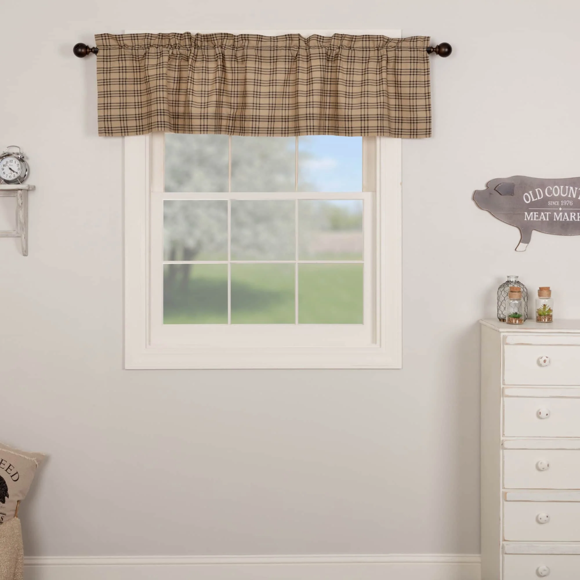 Sawyer Mill Plaid Valance