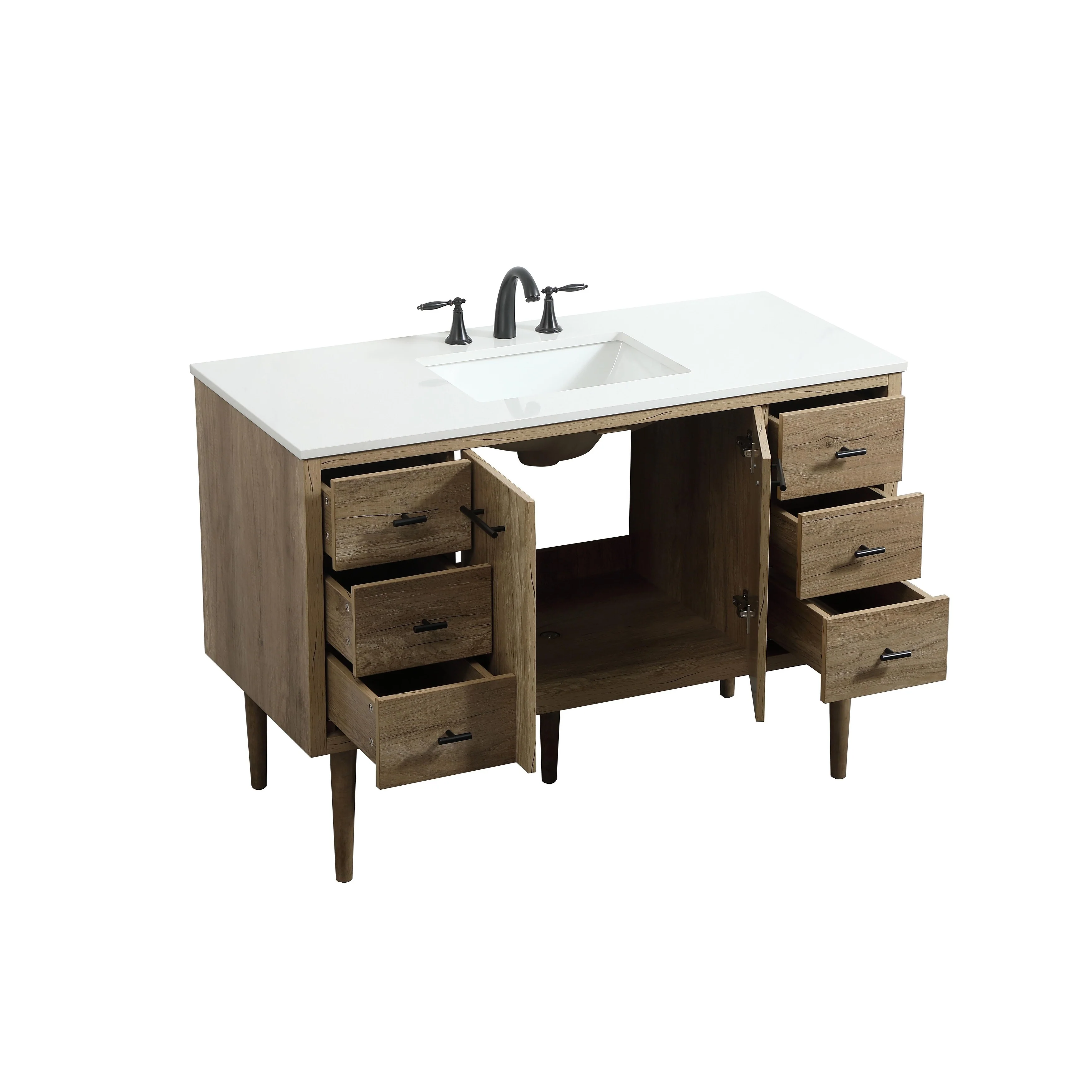 Fern 36 - 48 Inch Single Bathroom Vanity