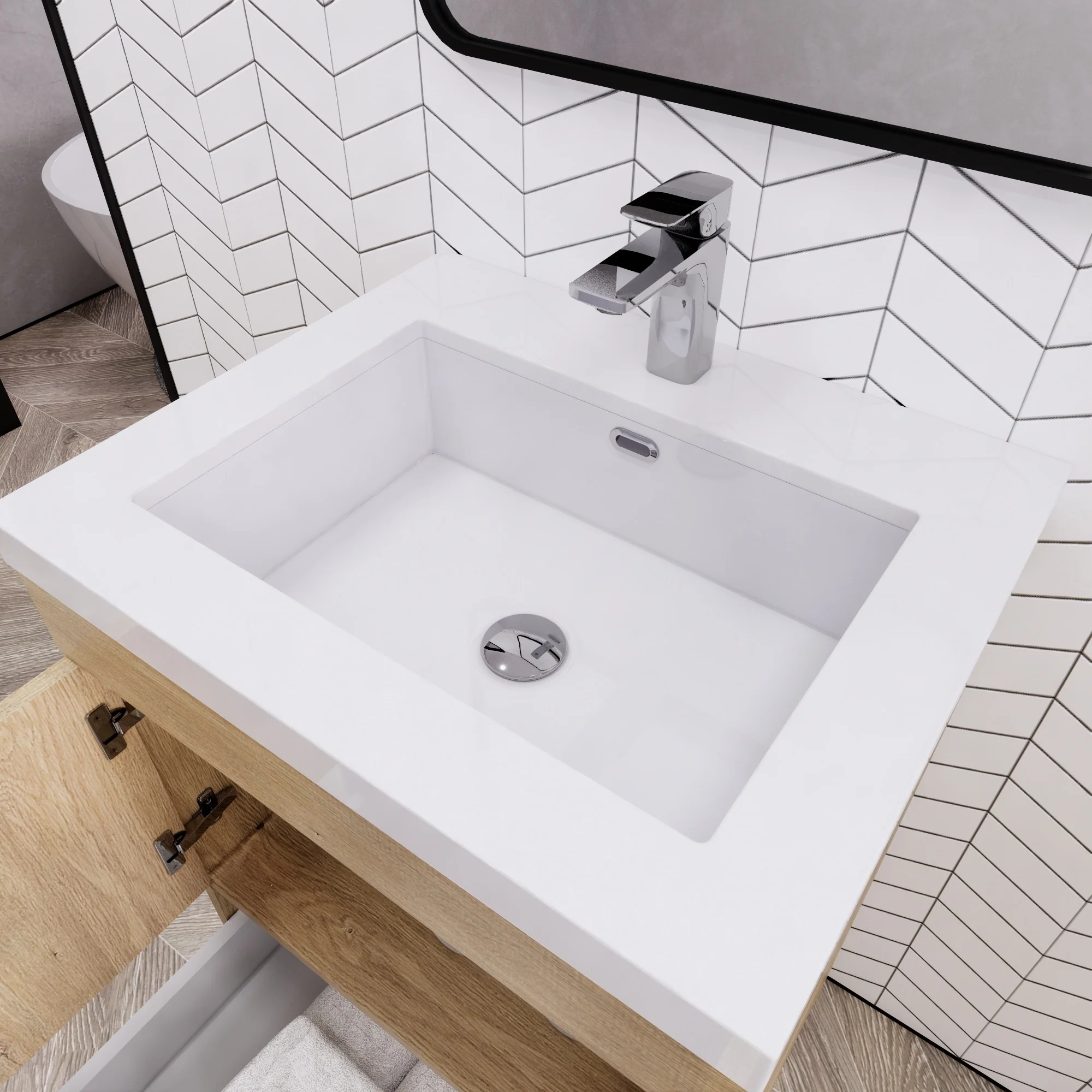 Eliza 24'' Freestanding Vanity with Single Sink