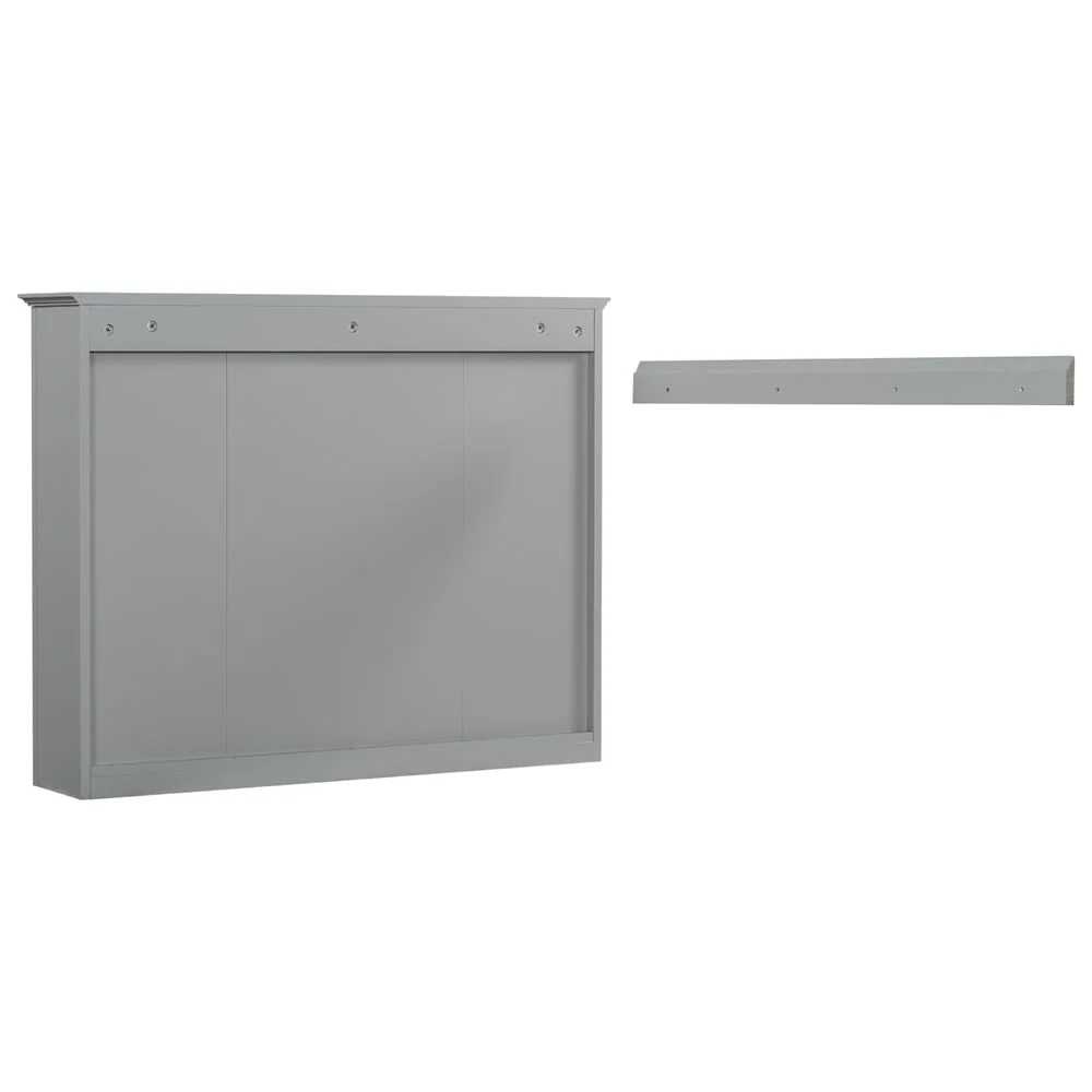 35'' x 27.5'' Medicine Cabinet,Wall Mounted Bathroom Storage Cabinet