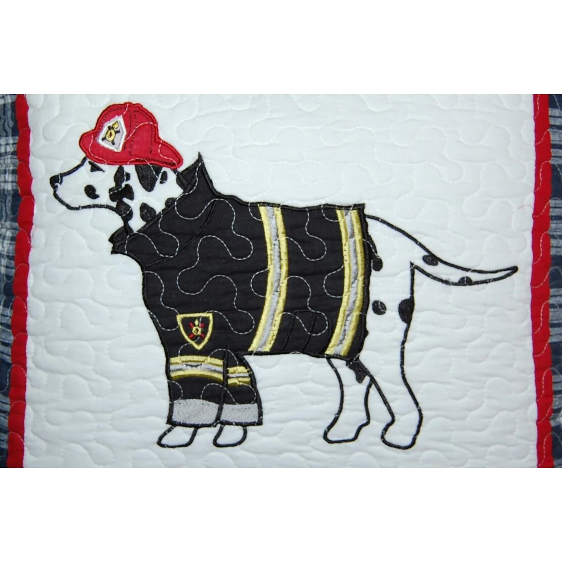 Dalmatian Fire Dog Square Decorative Throw Pillow