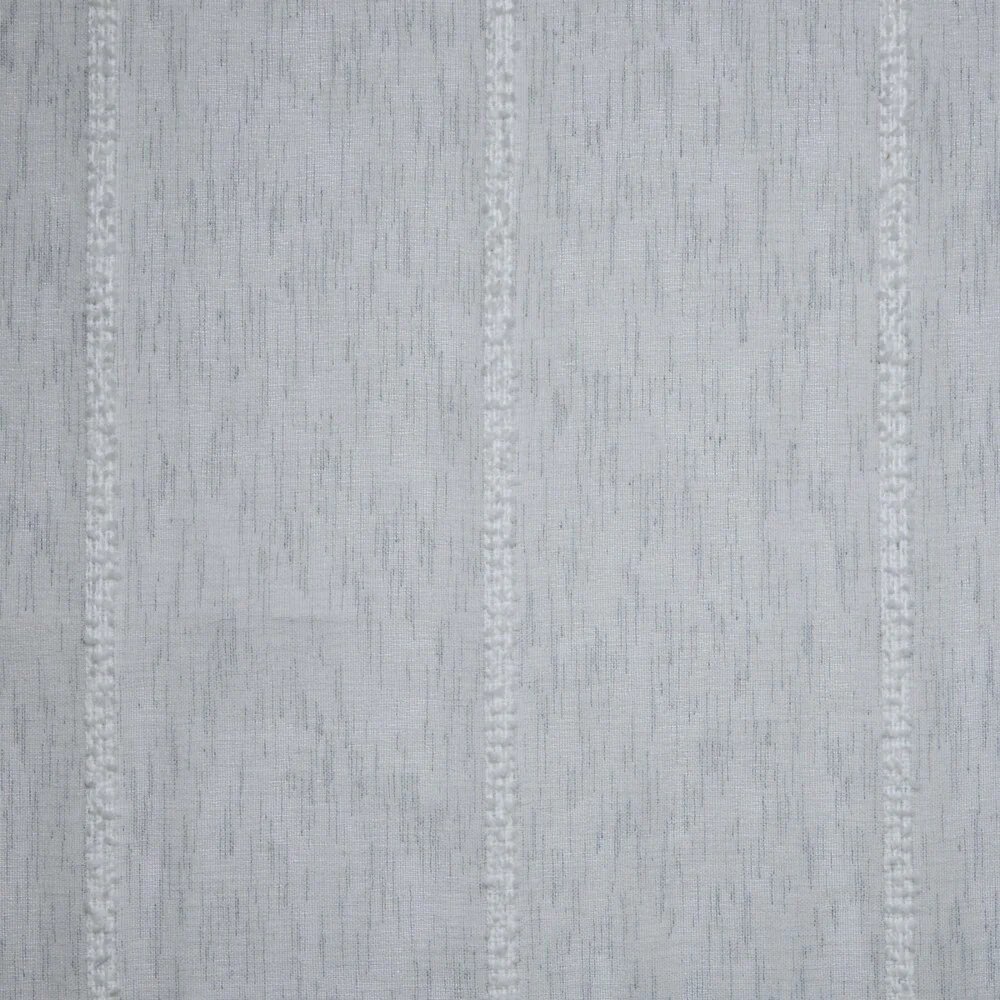 ATI Home Santos Embellished Sheer Rod Pocket Top Curtain Panel Pair