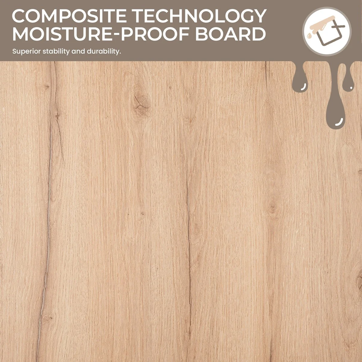 Dhaka Bath Vanity with Composite Stone Top without Mirror