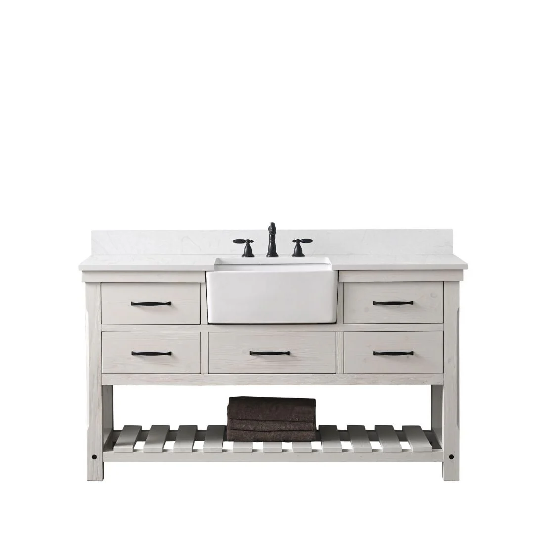 Sudio Design Bathroom Vanity Wesley Weathered Collection.