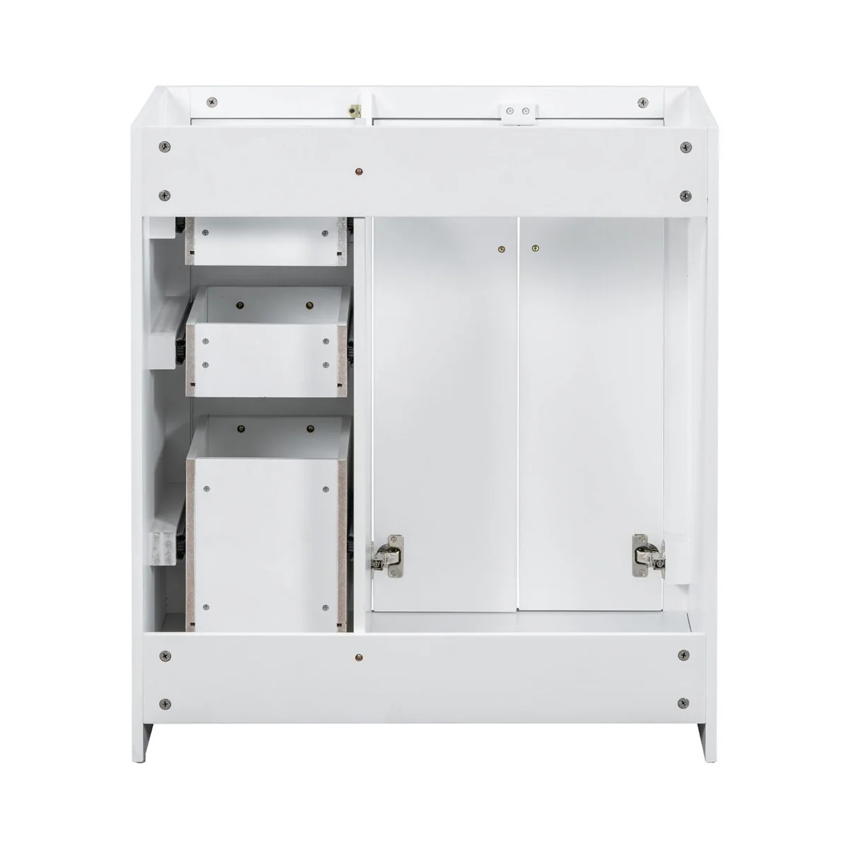 30'' Bathroom Vanity without Sink,Frame Bathroom Storage Cabinet Only