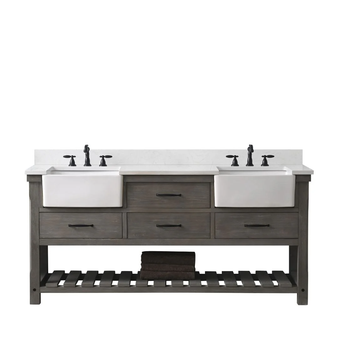 Sudio Design Bathroom Vanity Wesley Weathered Collection.