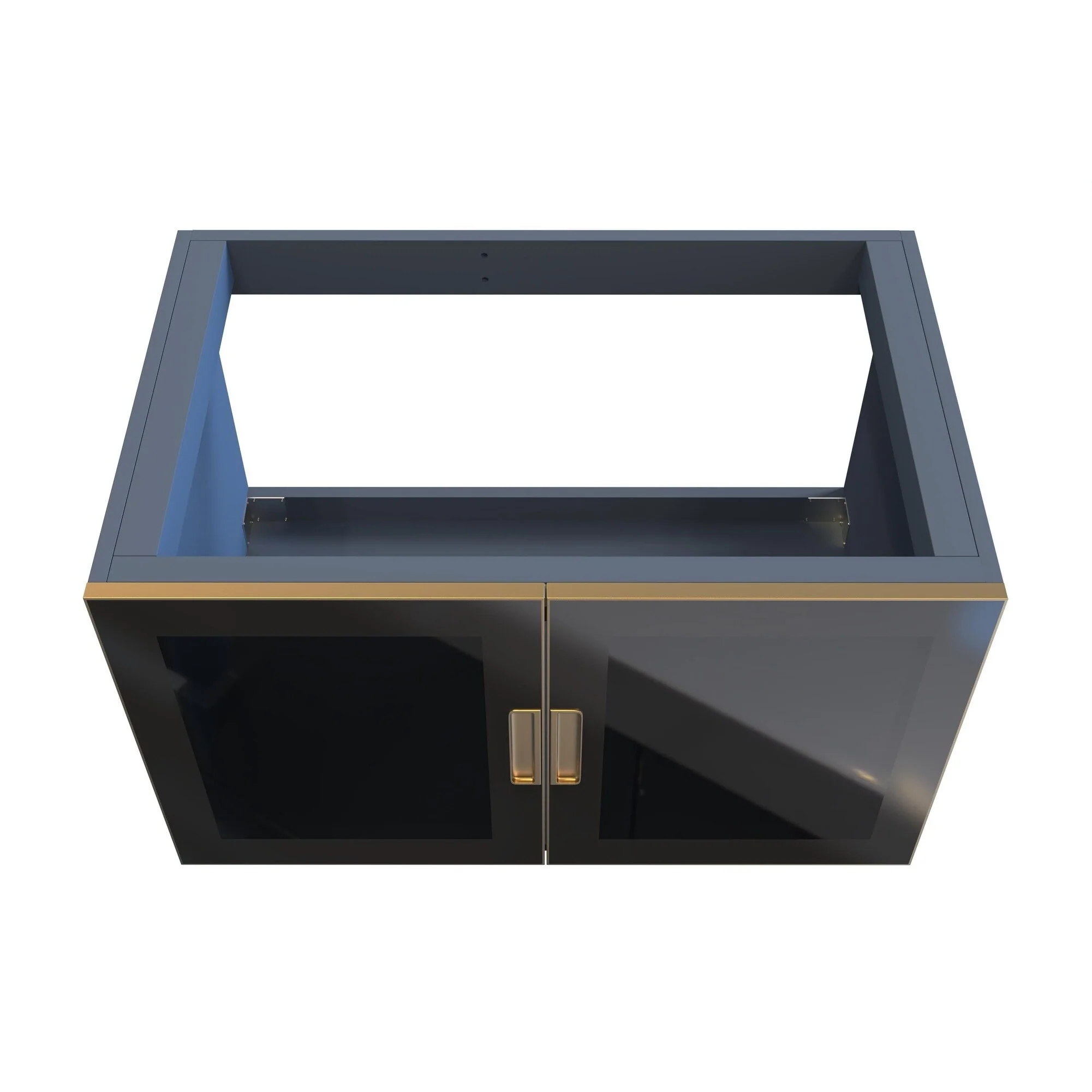 Rosario Wall Mounted Bathroom Vanity, Base Only