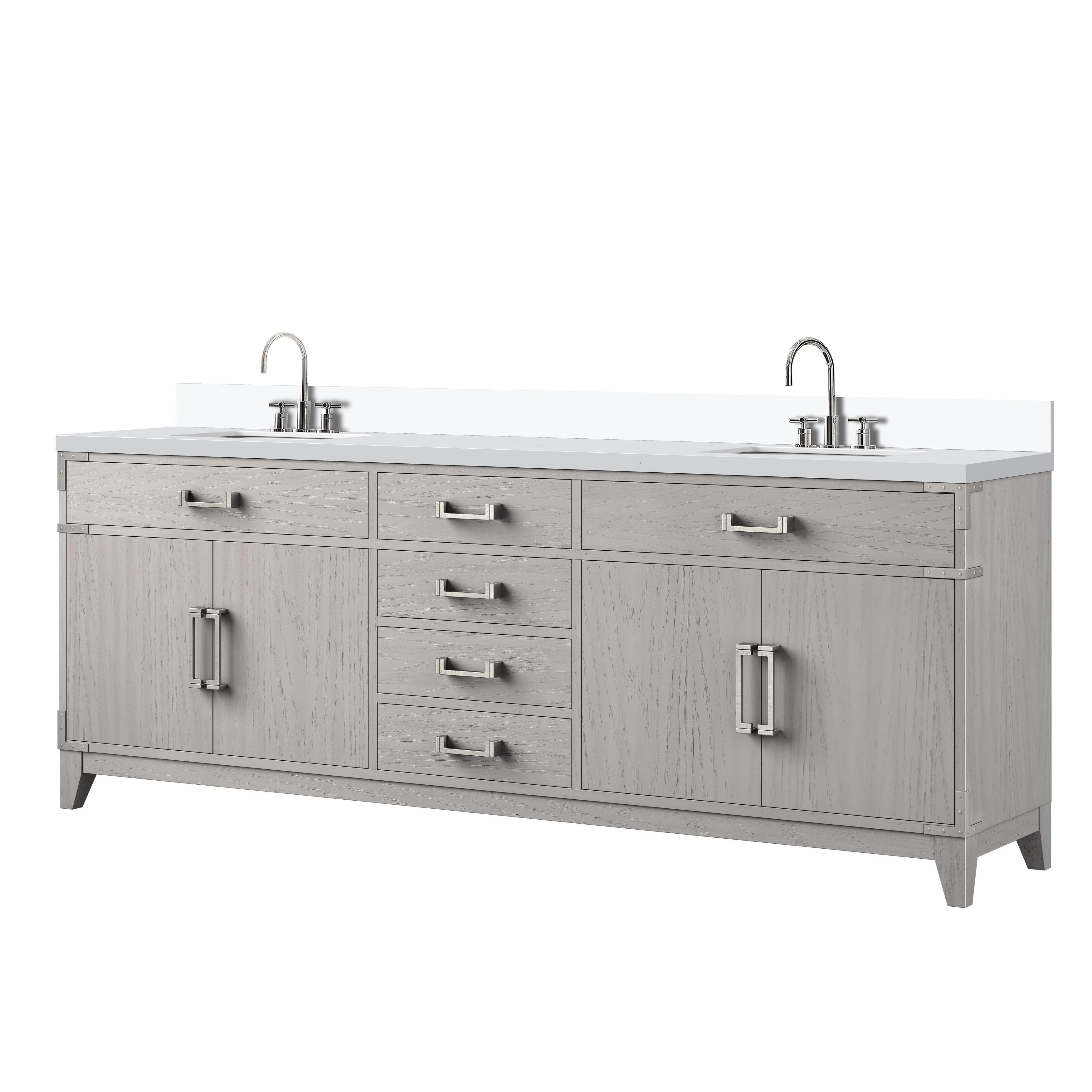 Laurel Bath Vanity Quartz Top, Sink and Faucet