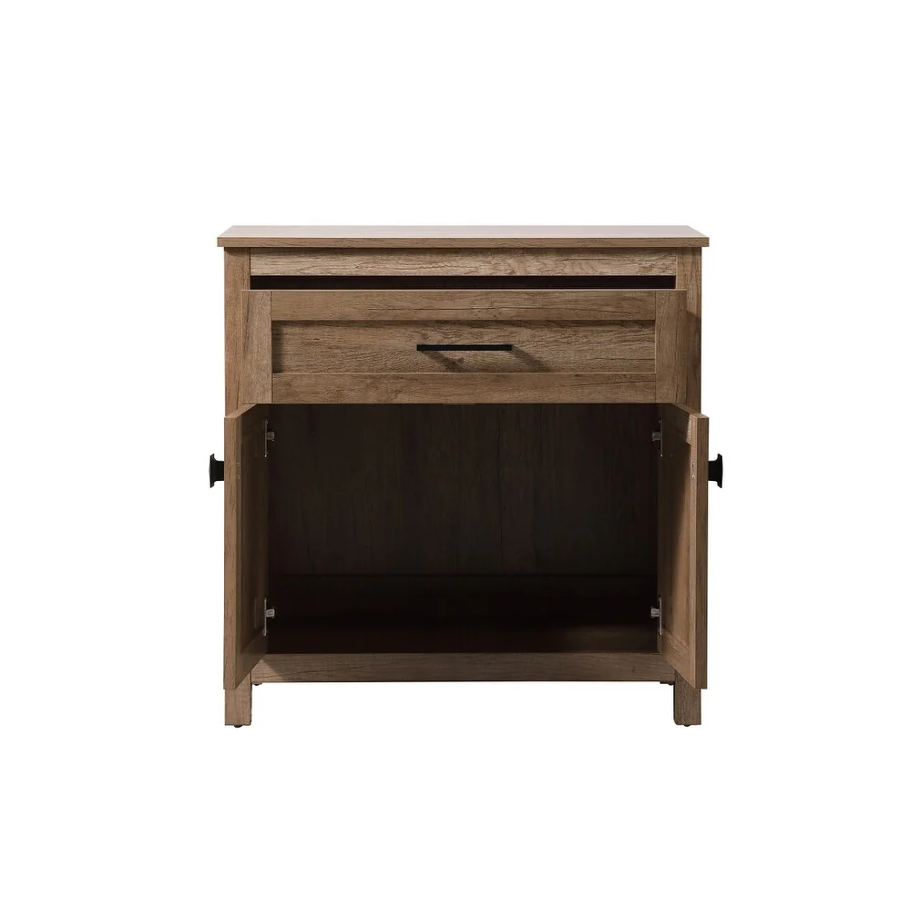 Indigo Home 30 Inch Bathroom Storage Freestanding Cabinet - 30 x 16