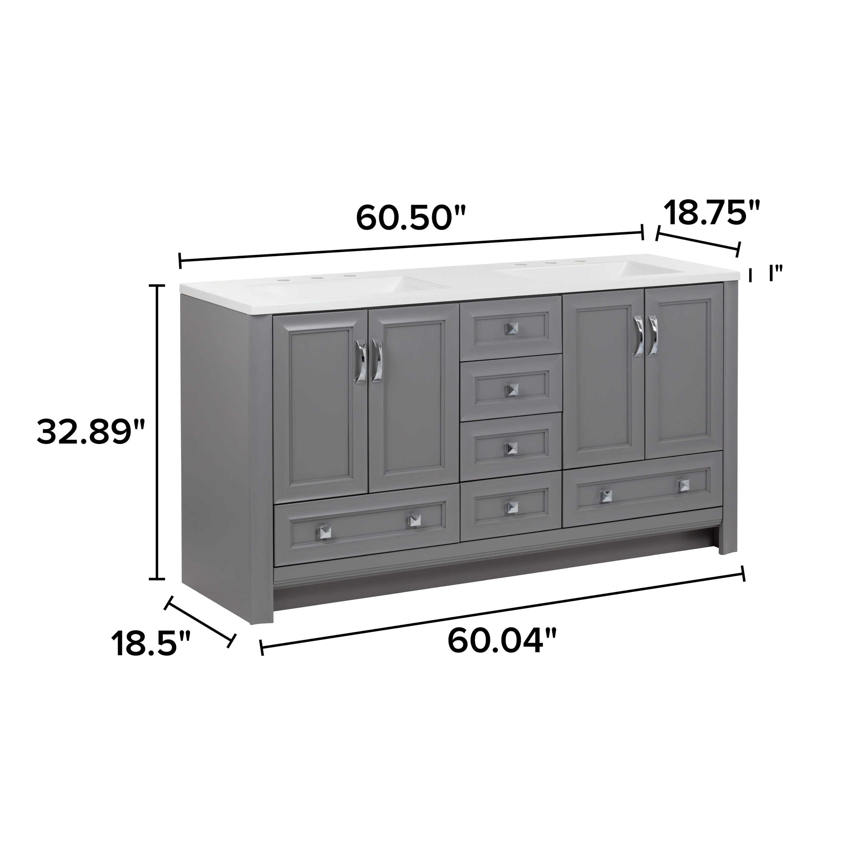 Spring Mill Cabinets Nimay 60.5