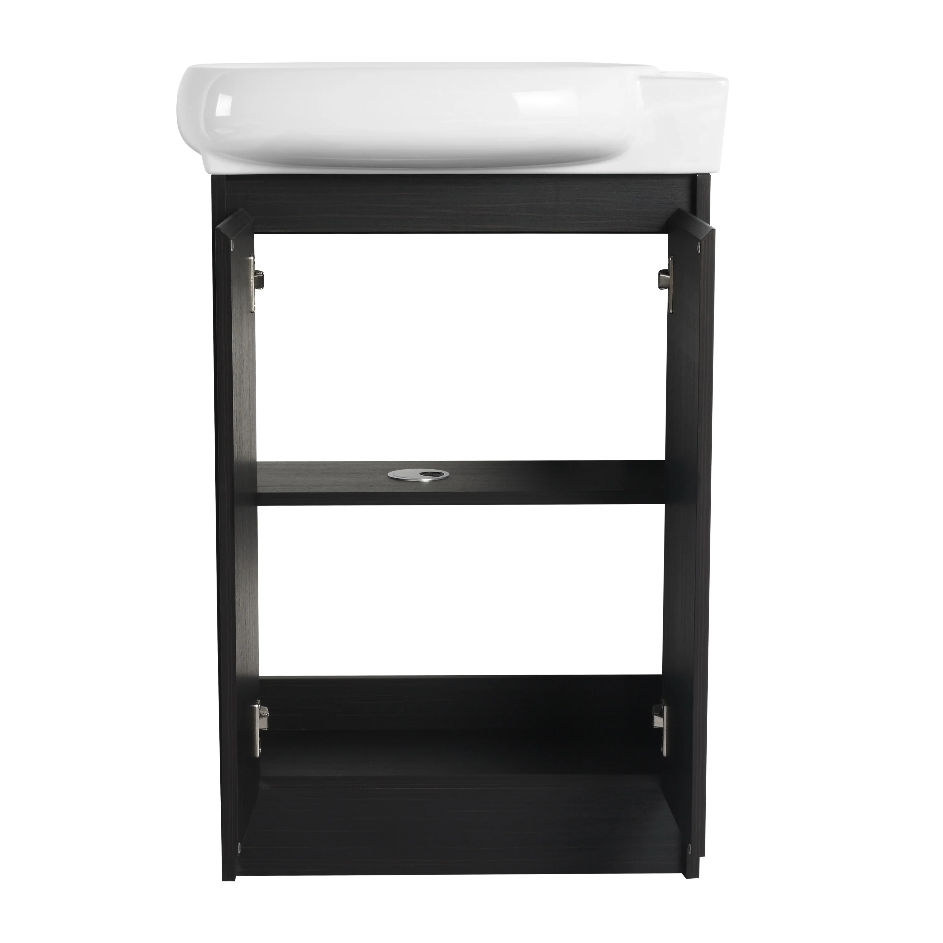 BNK 16/18/23 inch Freestanding/Floating Bathroom Vanity with Single Sink,Powder Room Vanity with Soft Close Door