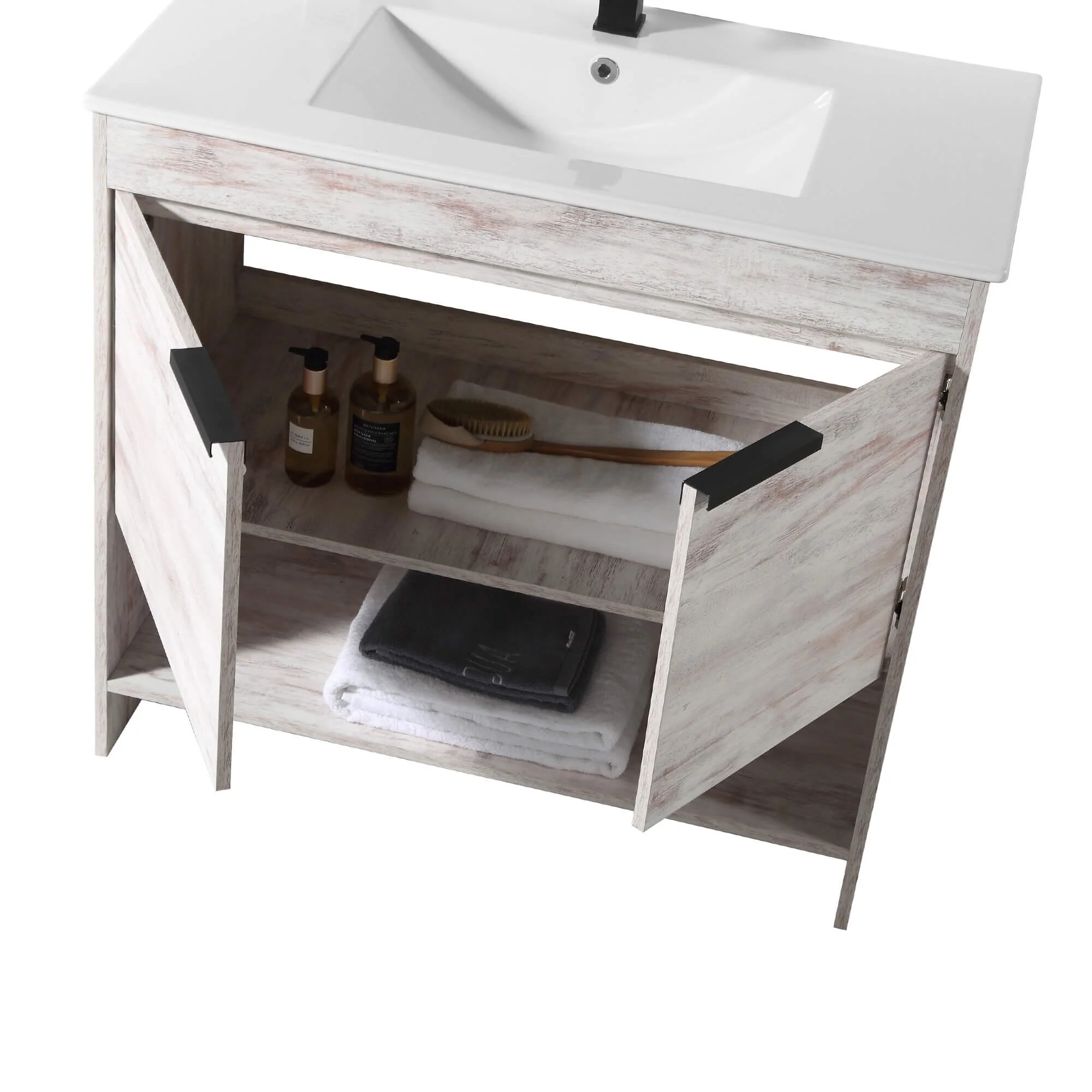 Fine Fixtures Phoenix Bathroom Vanity with Sink - Full Assembly Required