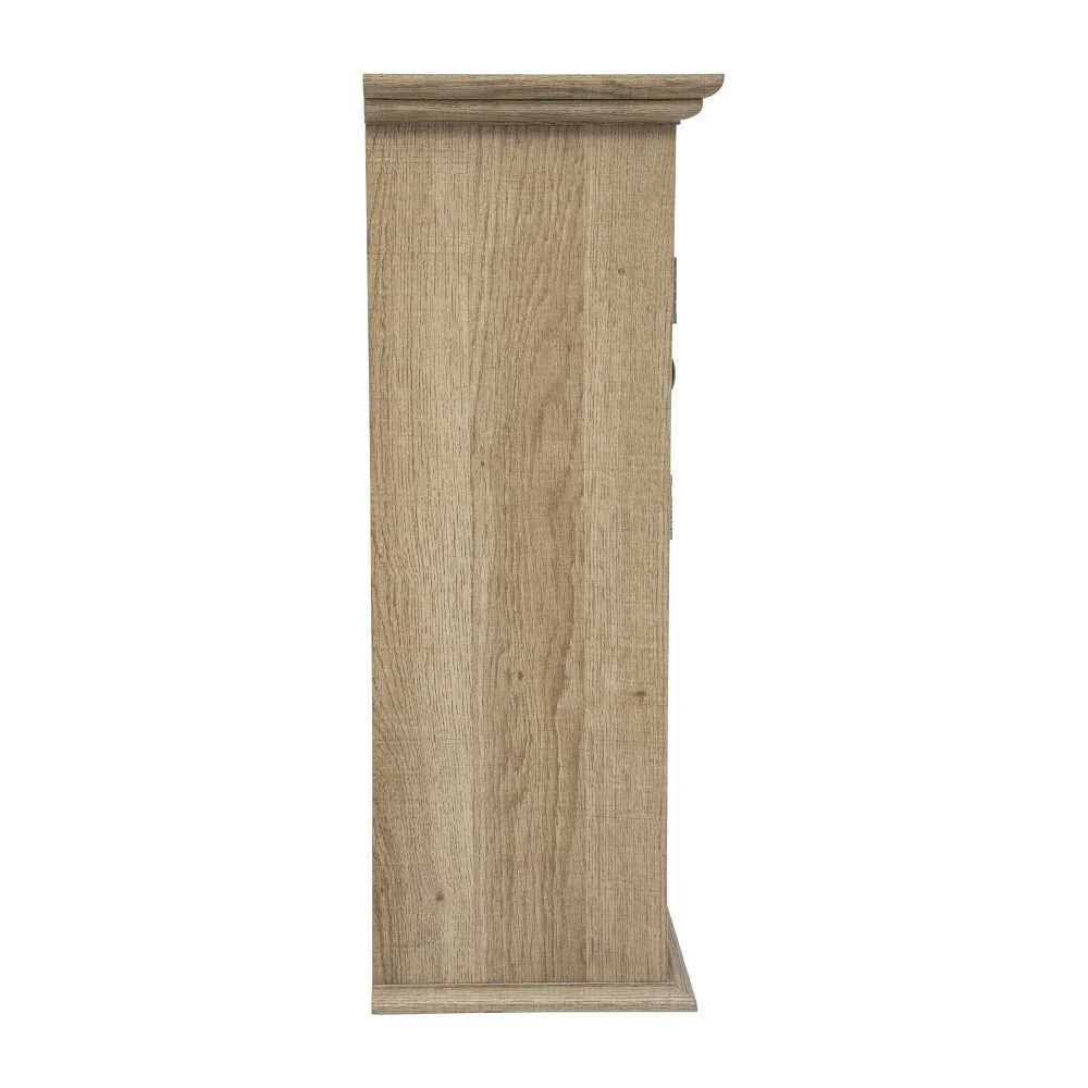 Wall-Mounted Medicine Cabinet Bathroom Storage Organizer with Shelves