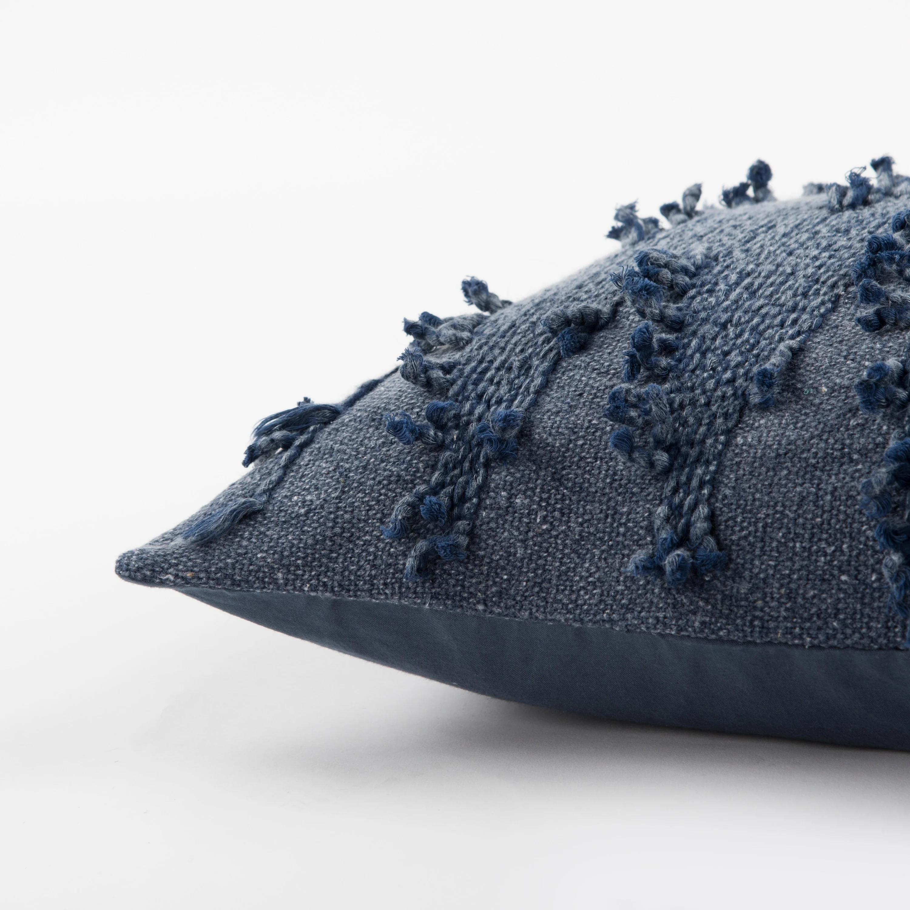 Rizzy Home Indigo Blue Chevron Throw Pillow