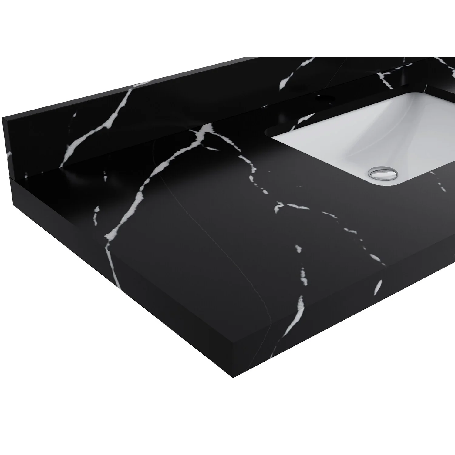 Willow Collections 36 in. W x 22 in. D Aberdeen Right Offset Sink Bathroom Vanity with Countertop