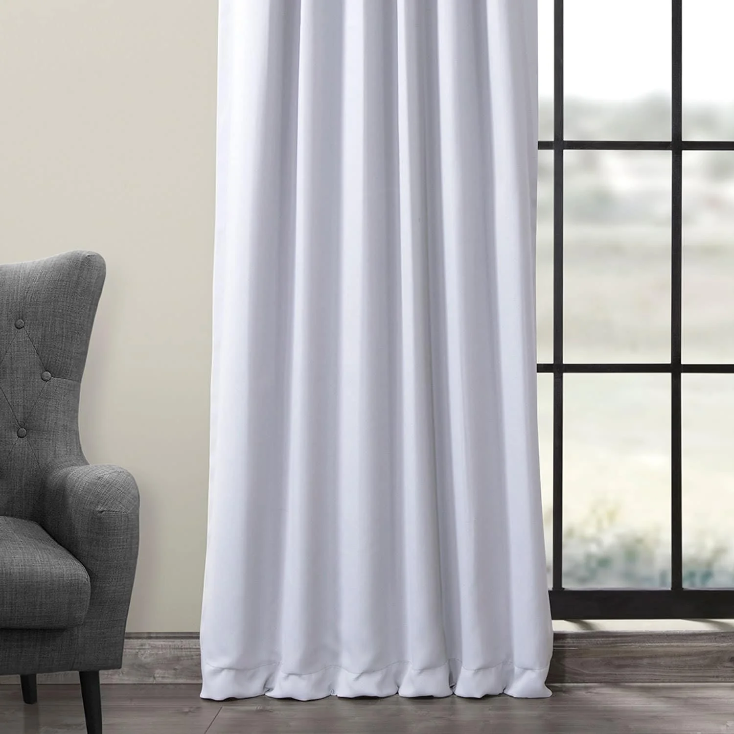 Exclusive Fabrics Room Darkening 120-inch Curtain Panel Pair (2 Panels)