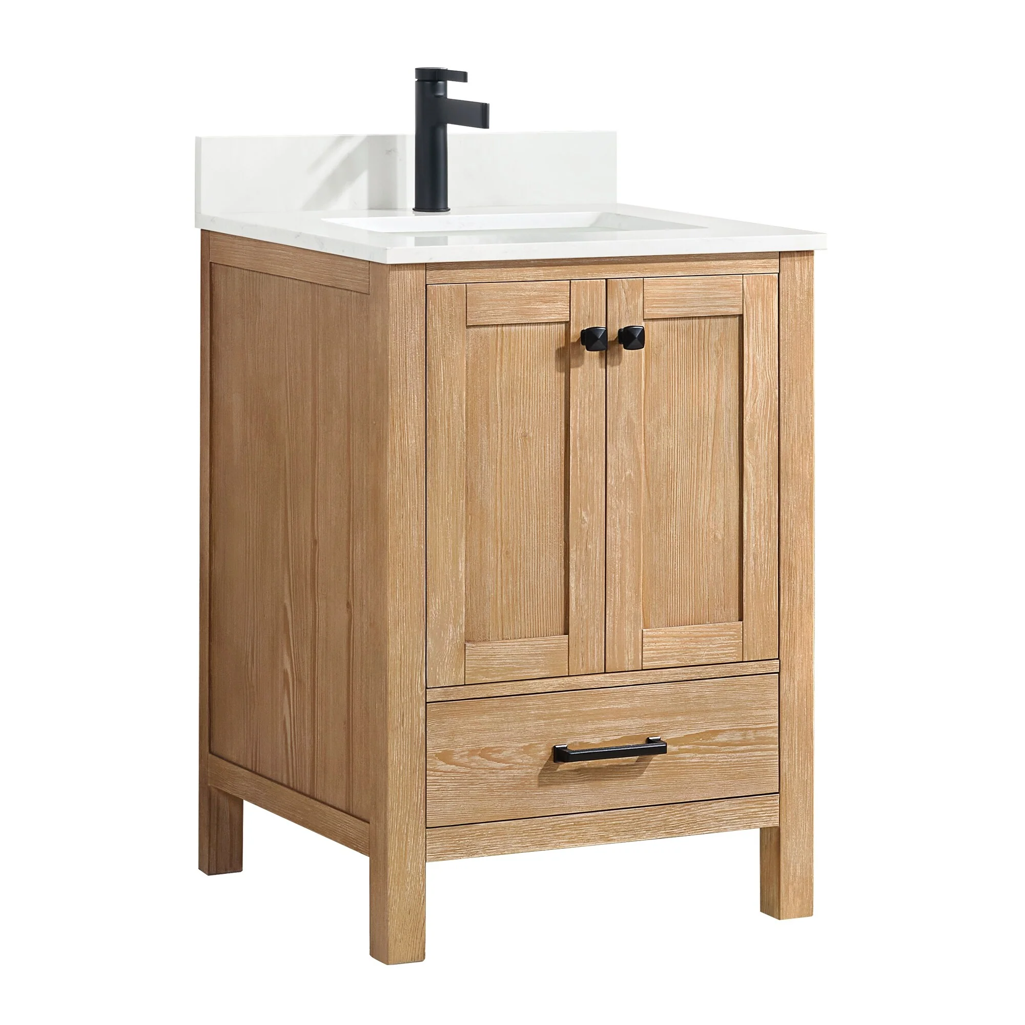 Shannon Bath Vanity with Composite Stone Countertop without Mirror