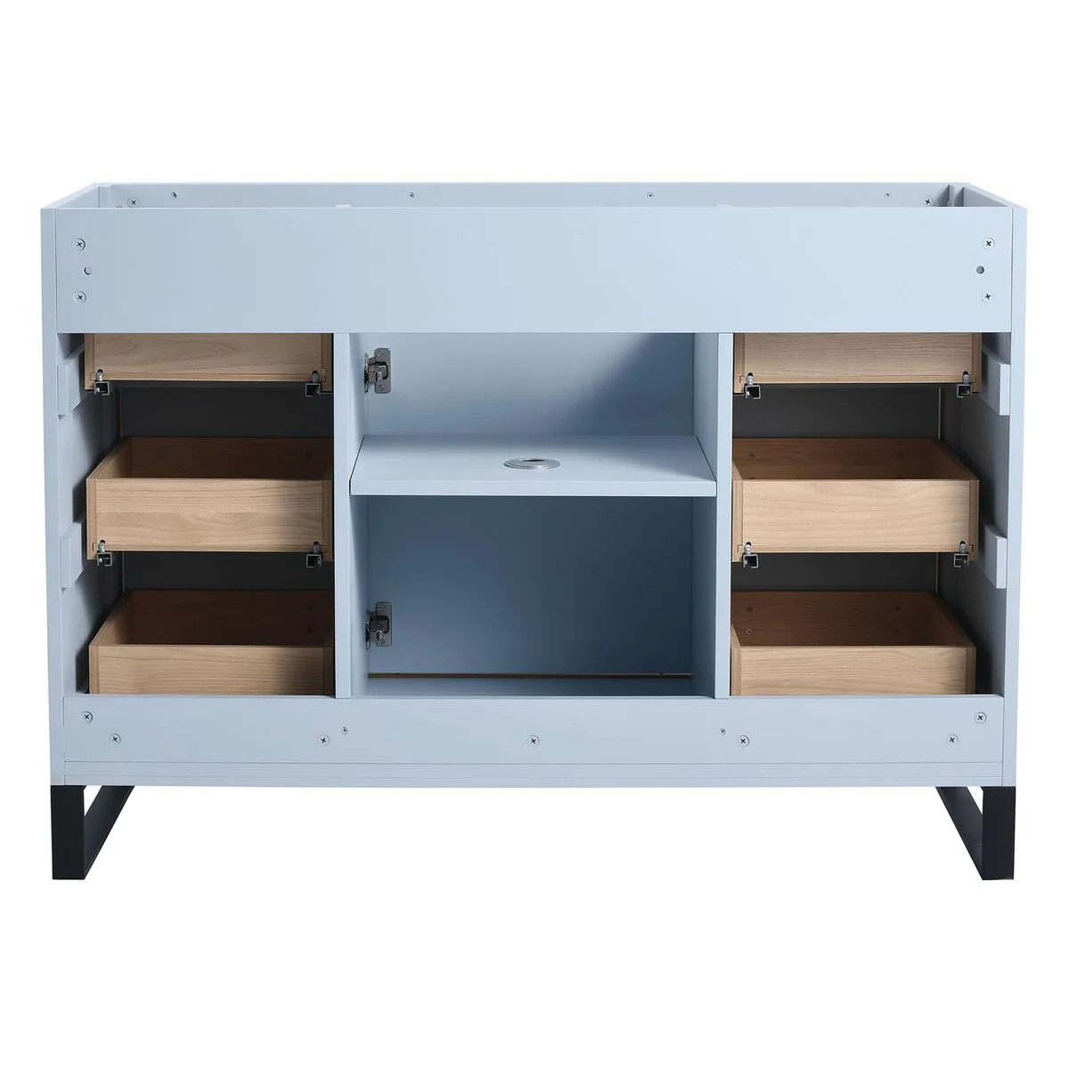 Fine Fixtures Opulence Collection Bathroom Vanity with White Ceramic Sink