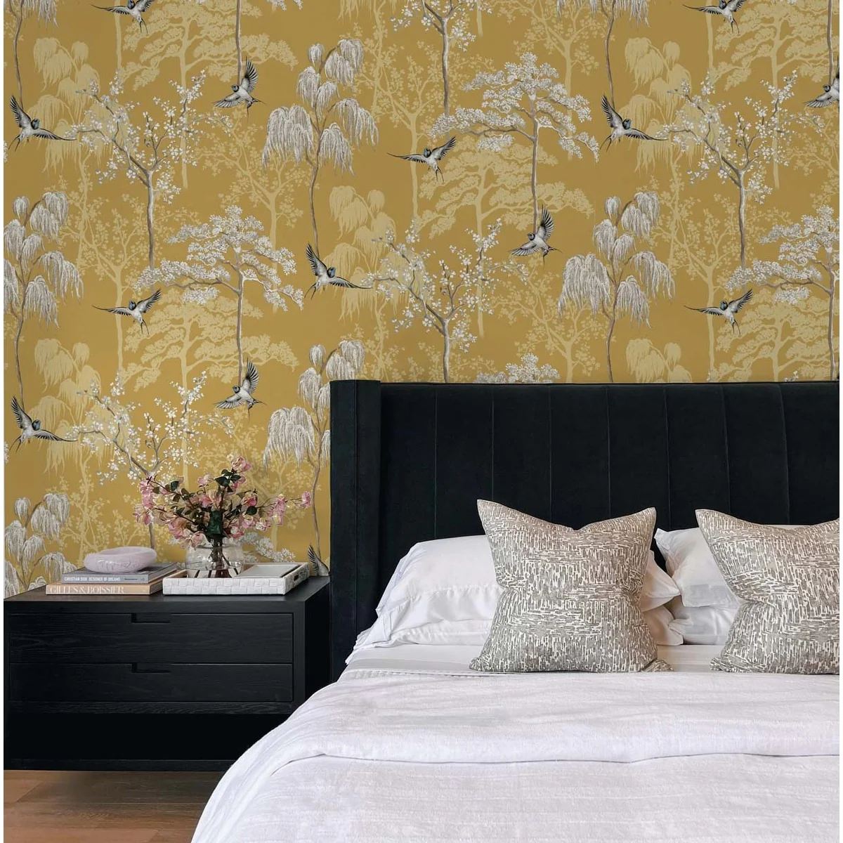 Arthouse Bird Garden Peel and Stick Wallpaper