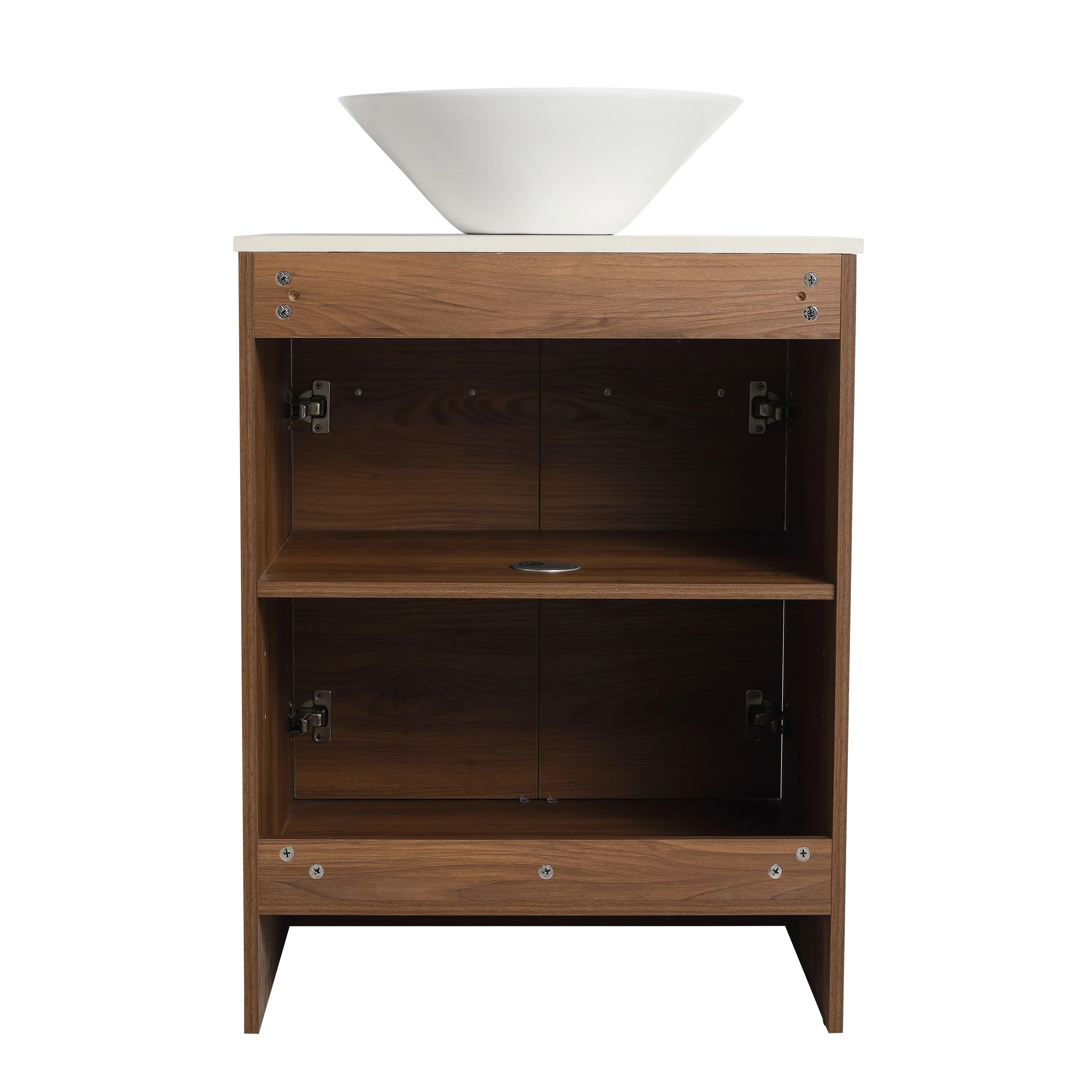 BNK 24/36/48/60 Inch Bathroom Vanity with Sink, Freestanding Bathroom Vanity with Soft Close Doors and Adjustable Shelf