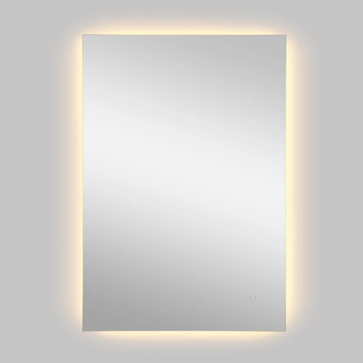 Soraya Rectangular Frameless Anti-Fog Aluminum Back-lit Tri-color LED Bathroom Vanity Mirror with Smart Touch Control