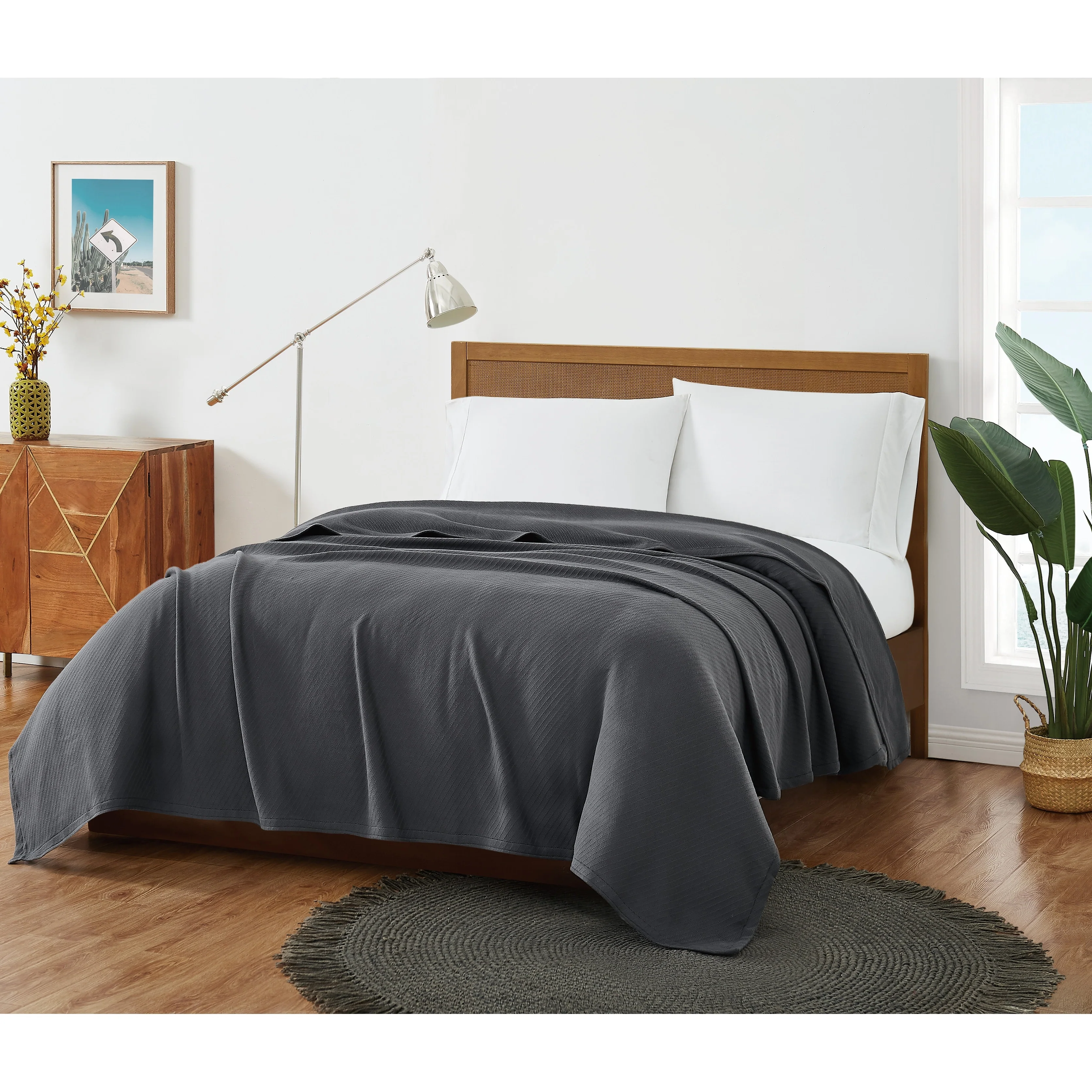 Frye Cotton Woven Blanket