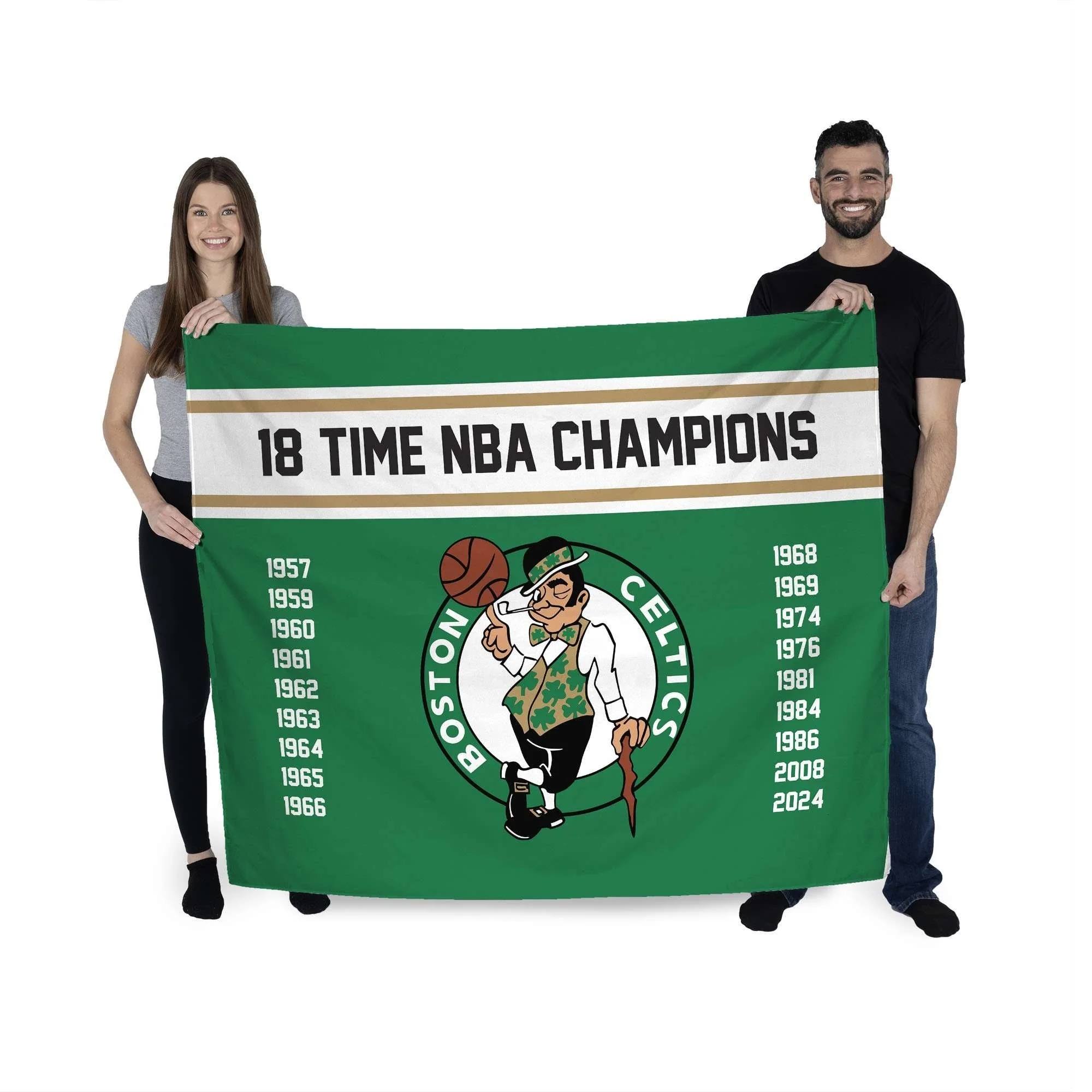 NBA Boston Celtics 2024 NBAMC 18 Banners Wall Hanging - 34
