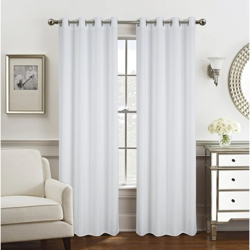 Gilbert Solid Single Grommet Curtain Panel 84