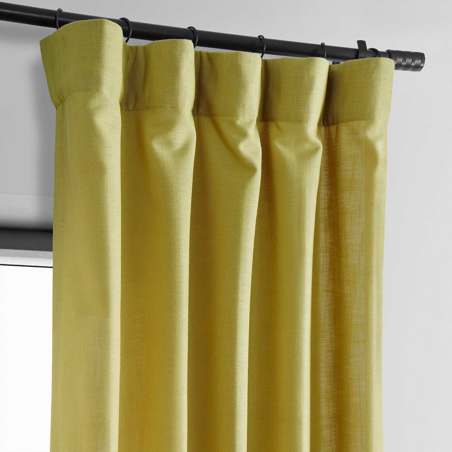 Exclusive Fabrics Classic Faux Linen Curtain (1 Panel)