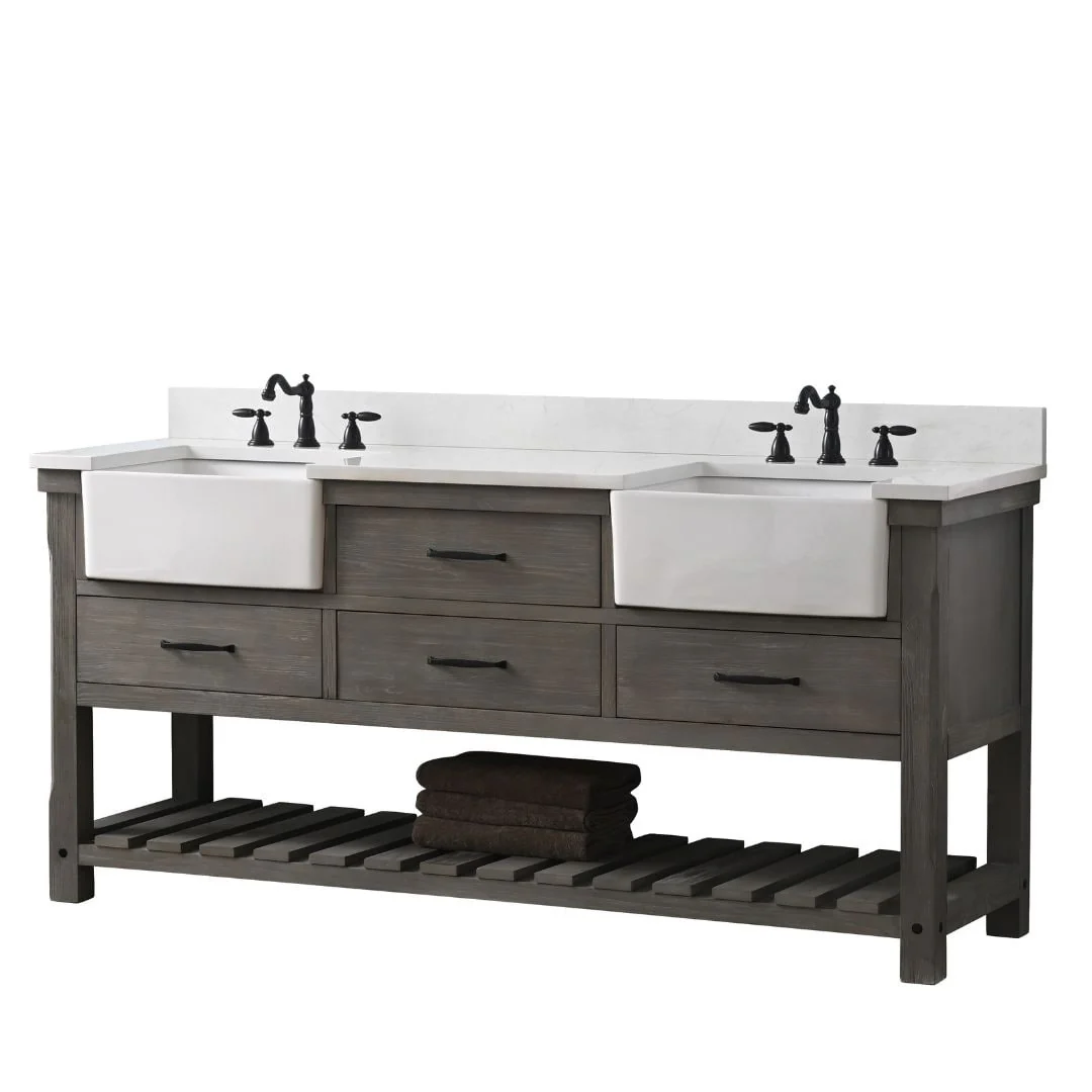 Sudio Design Bathroom Vanity Wesley Weathered Collection.