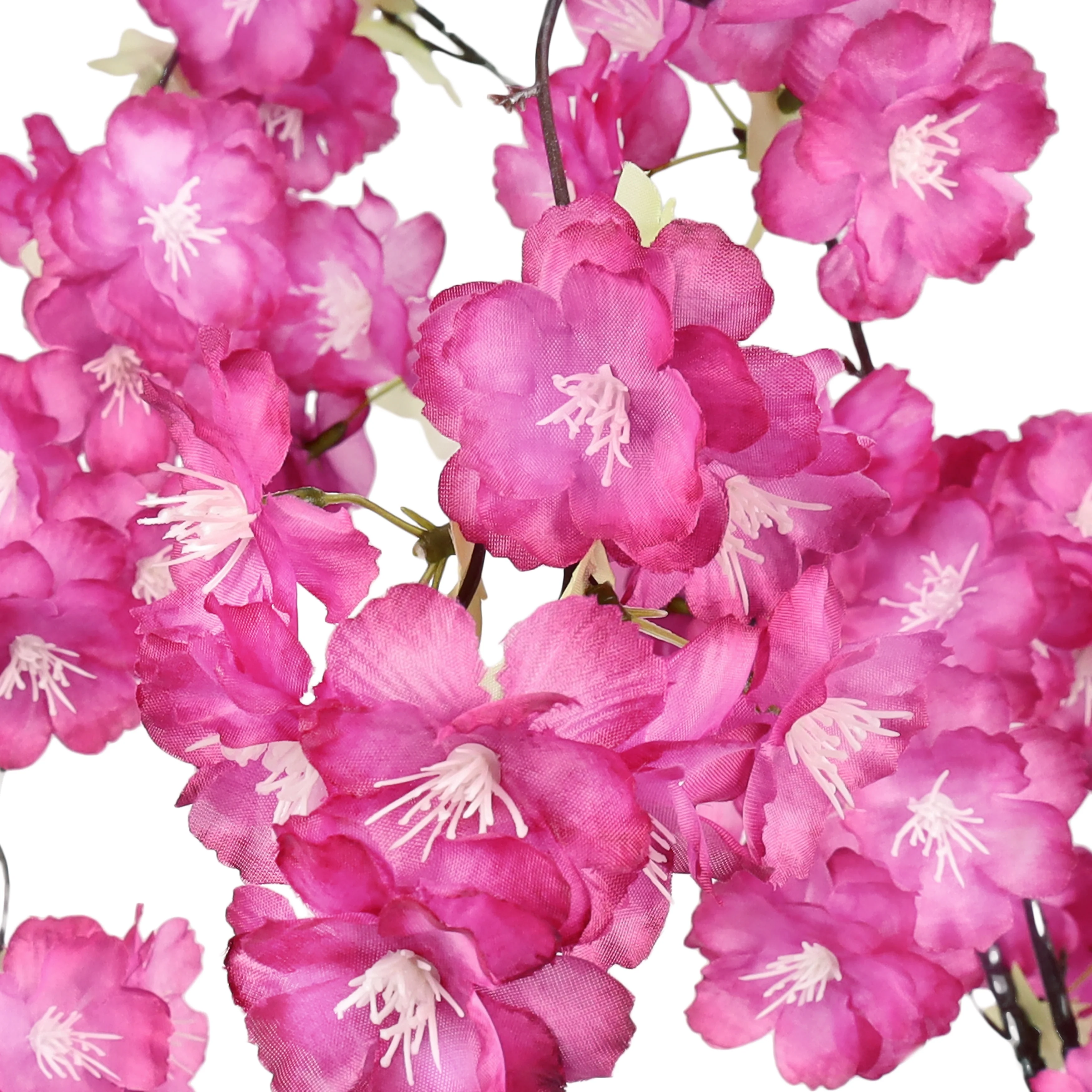 Set of 3 Artificial Hanging Japanese Cherry Blossom Flower Stem Spray 51in