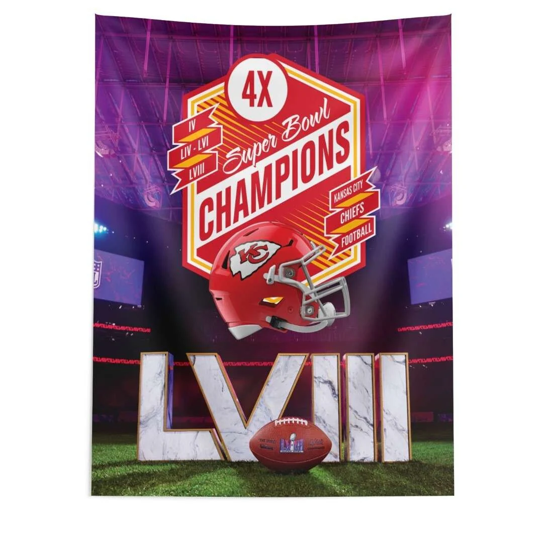 NFL Kansas City Chiefs SB58 Re Take Multi Champs Wall Hanging - 50